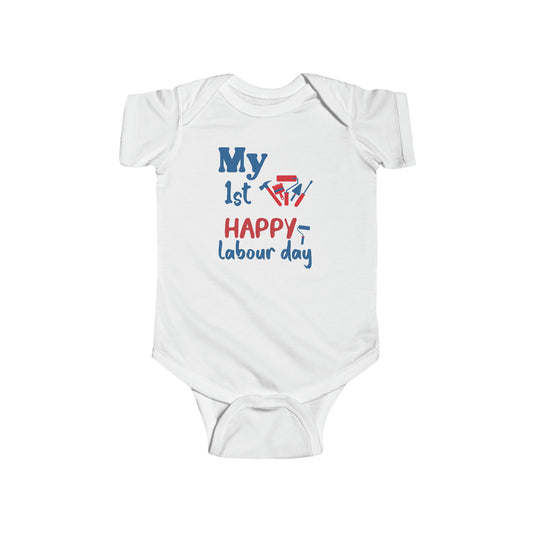 1st Labour Day Infant Bodysuit