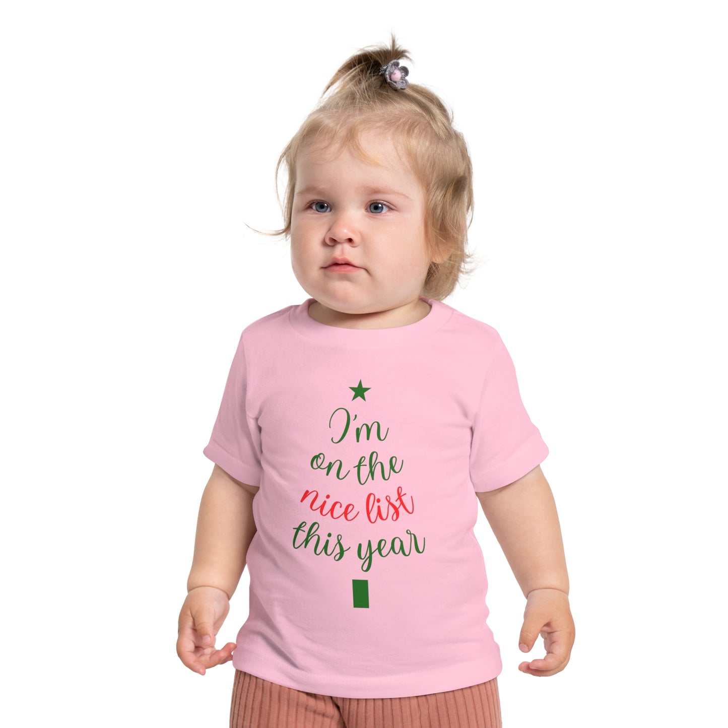 I'm On The Nice List This Year Baby Short Sleeve T-Shirt