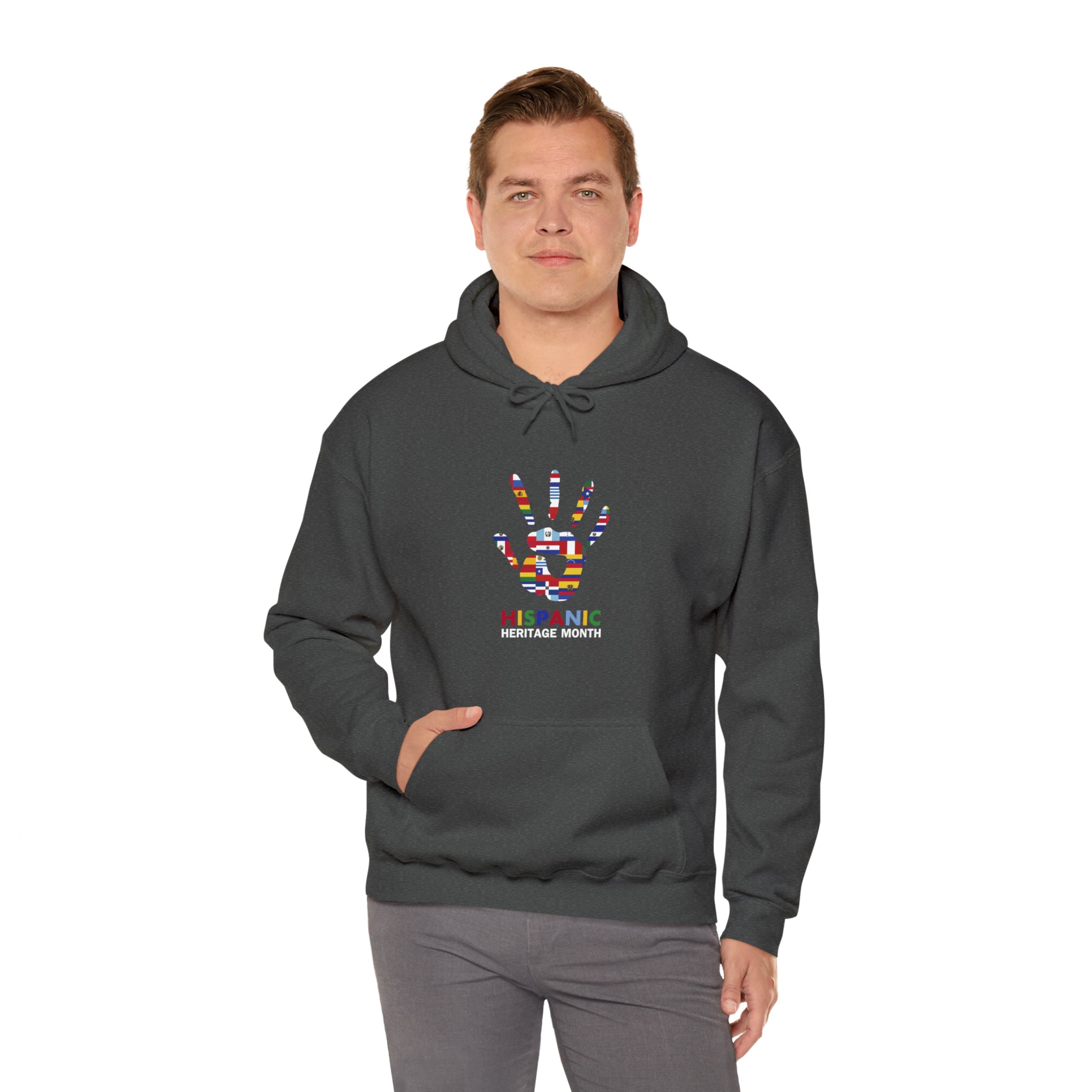 Flag Handprint - Hispanic Heritage Month Unisex Hoodie