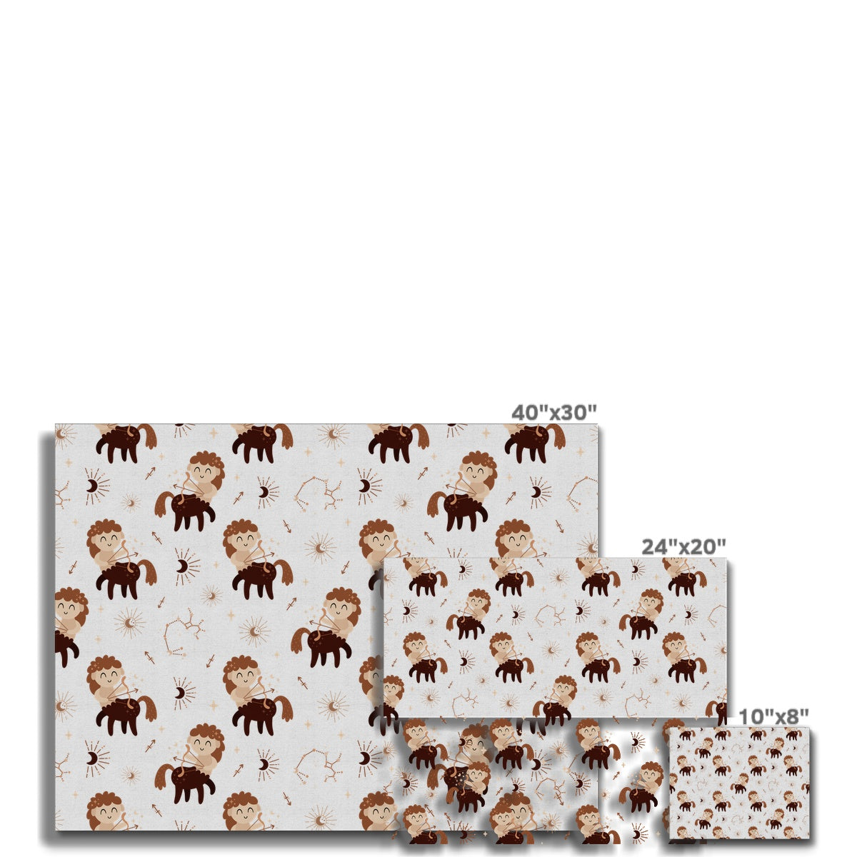 Sagittarius Pattern Canvas