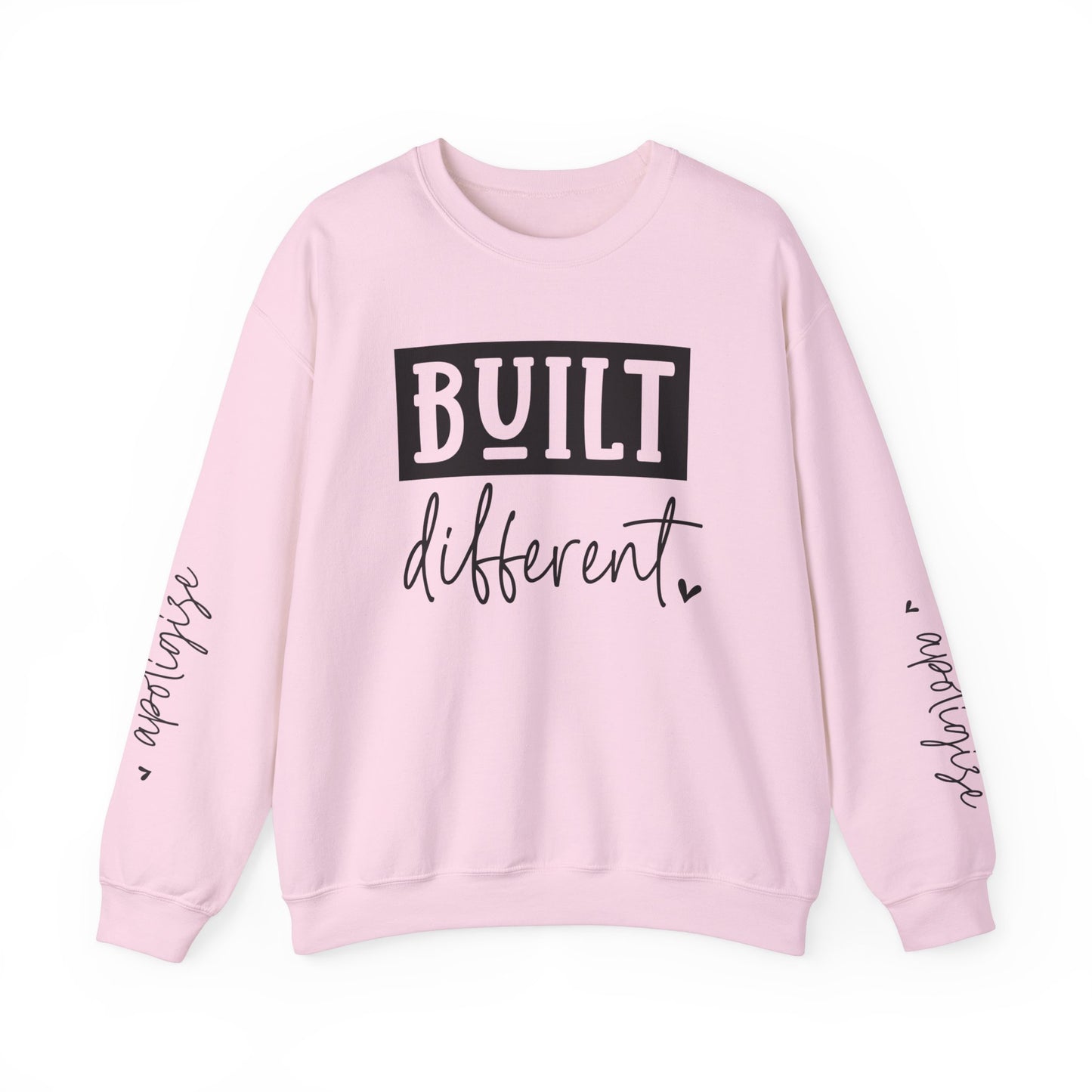 Built Different & Don't Apologise, Unisex Heavy Blend™ Crewneck Sweatshirt