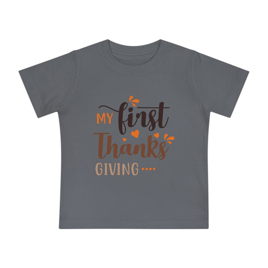 My First Thanksgiving Baby Short Sleeve T-Shirt