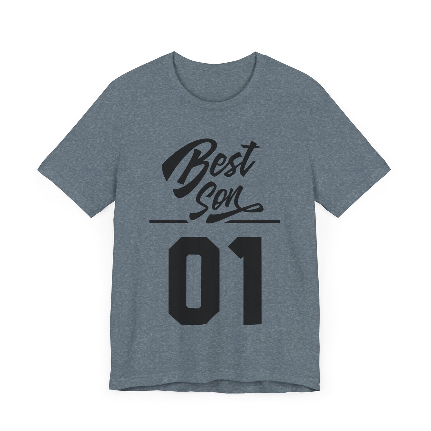 Best Son 01, Best Son Tee, Best Son T-shirt, Gift for Son, Dad to Son Gift, Unisex Jersey Short Sleeve Tee