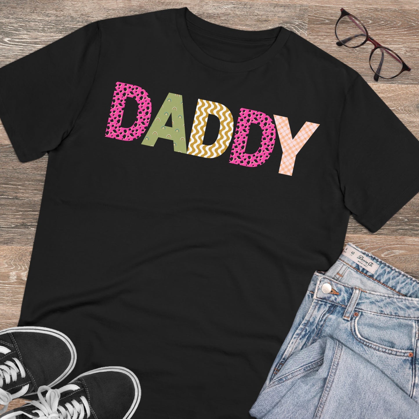 Daddy, Daddy T-shirt, Daddy Tee, Daddy & Me Tee, Organic Creator T-shirt - Unisex