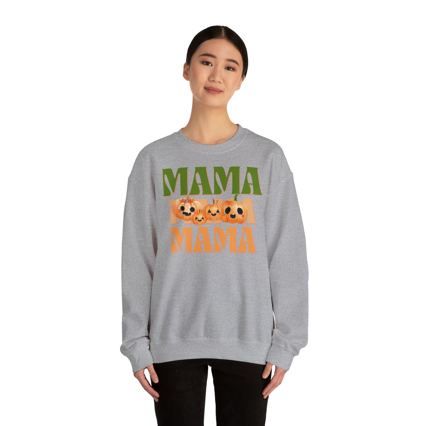 Mama Pumpkin Unisex Heavy Blend™ Crewneck Sweatshirt