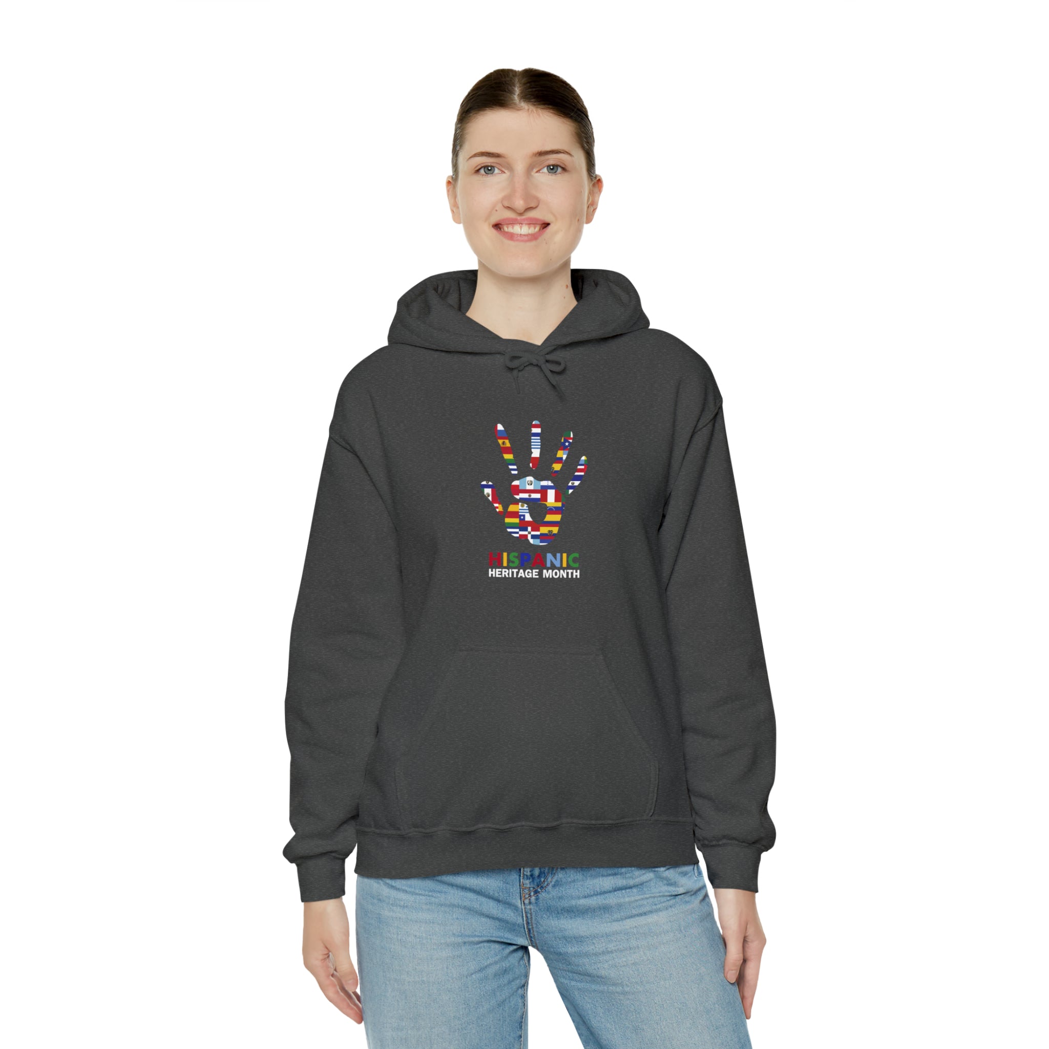 Flag Handprint - Hispanic Heritage Month Unisex Hoodie