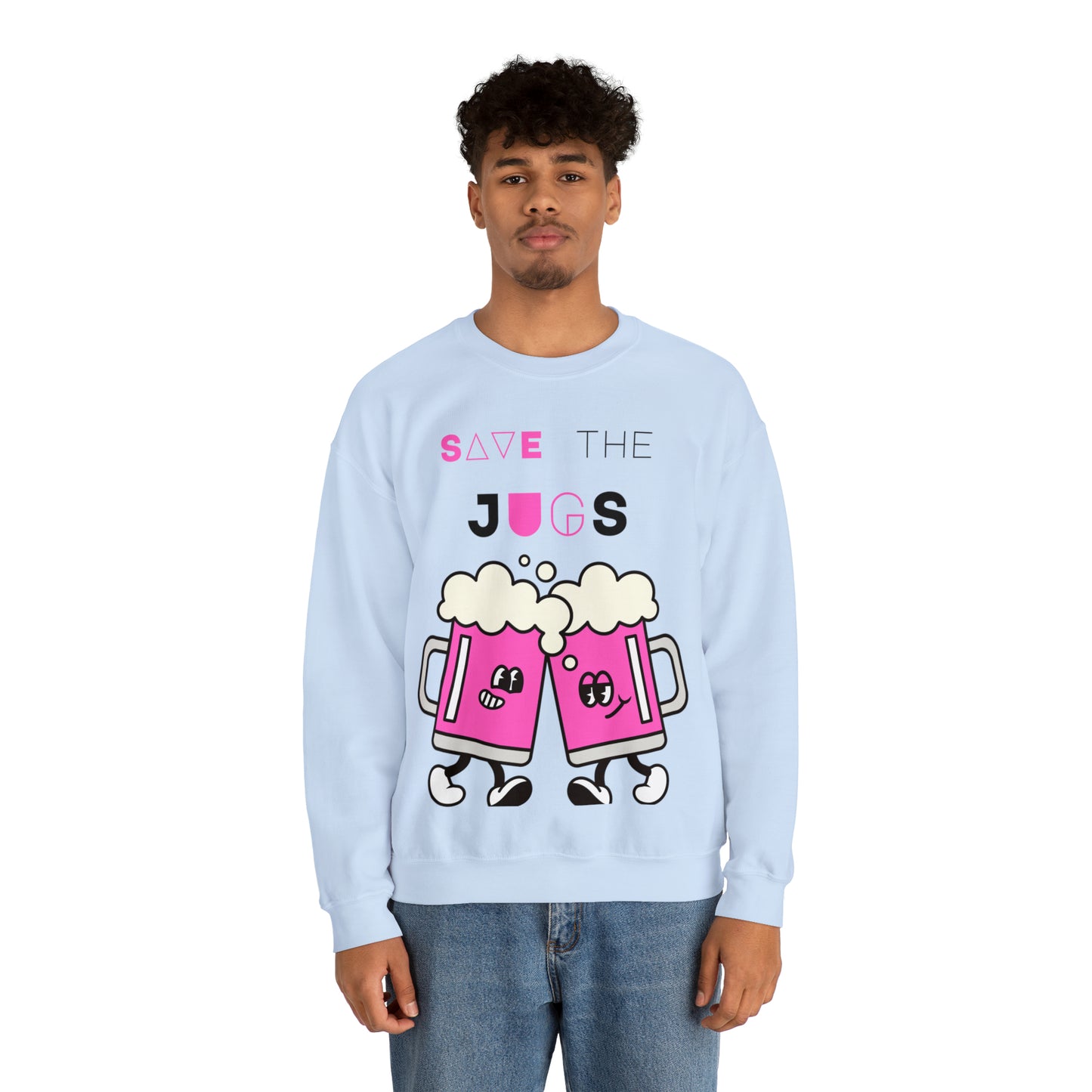 Save The Jugs Unisex Heavy Blend™ Crewneck Sweatshirt