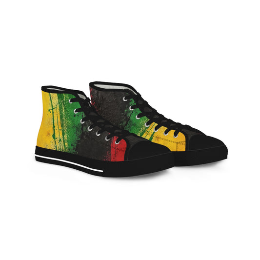 Juneteenth, Independance Day, 1865, Men's High Top Sneakers