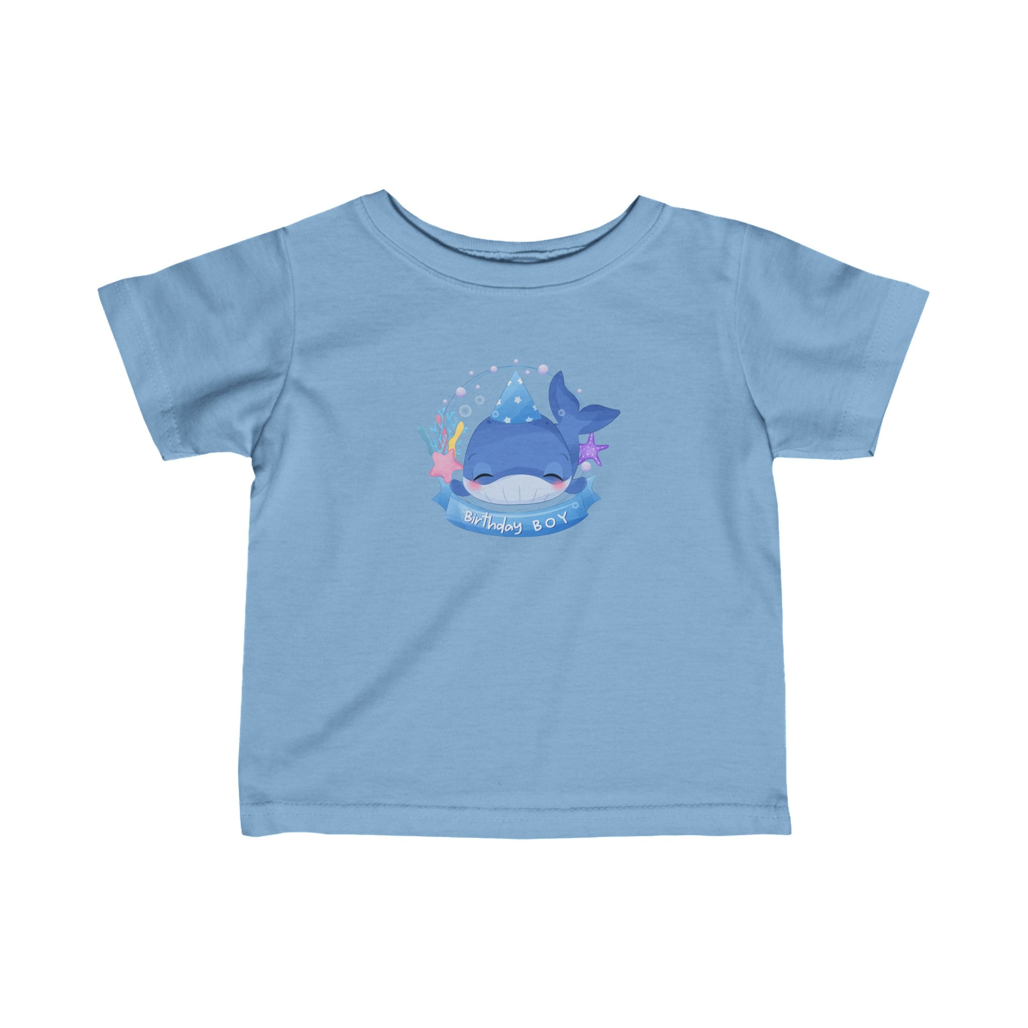 Whale Birthday Boy, Birthday Tee, Boy Birthday Tee, Boy Tee, Infant Fine Jersey Tee