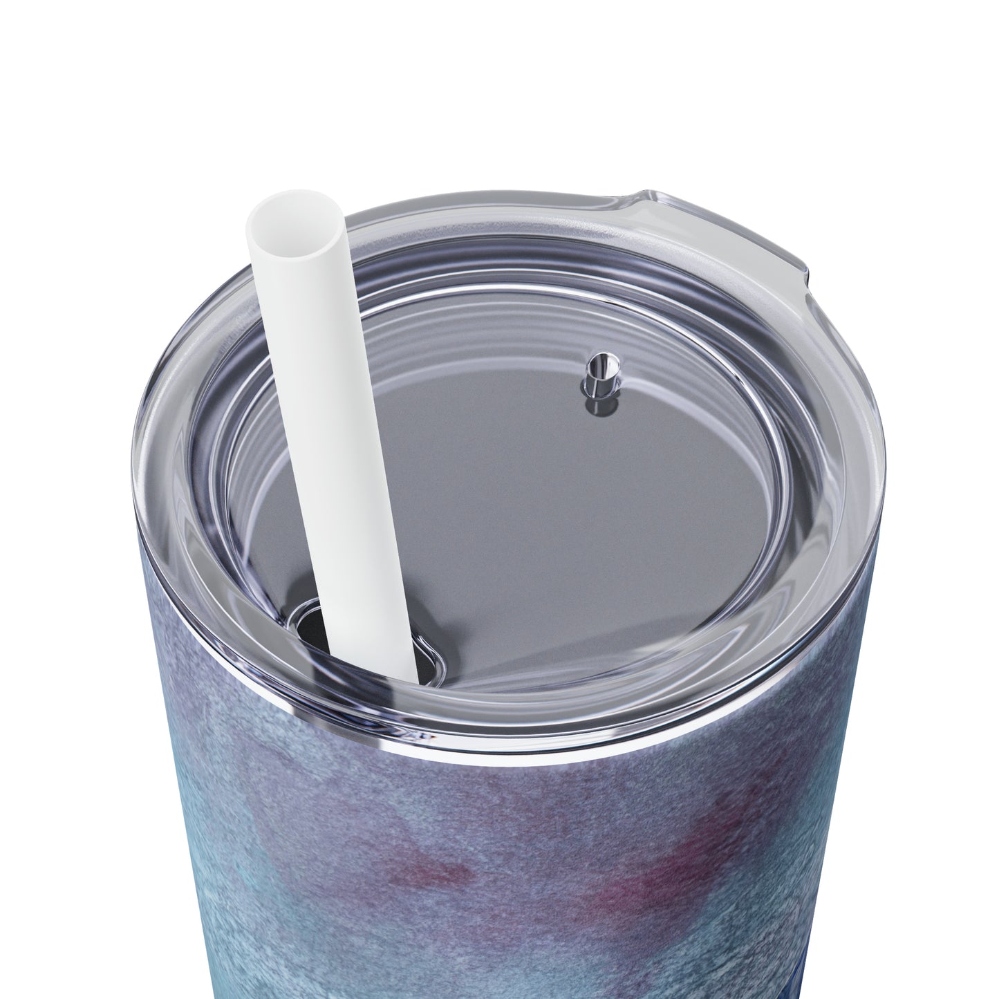 Feasting For Two Skinny Tumbler with Straw, 20oz