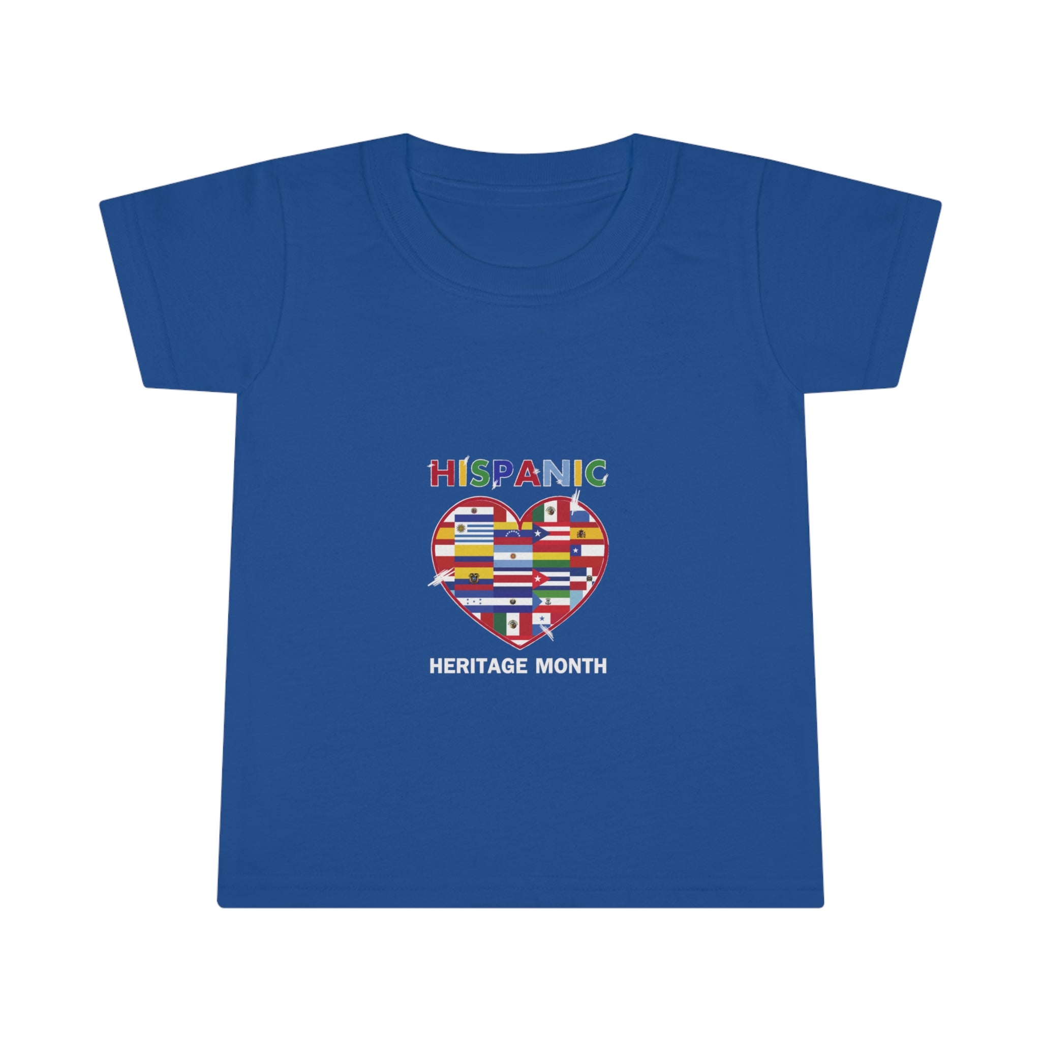 Flag Heart - Hispanic Heritage Month Toddler T-shirt