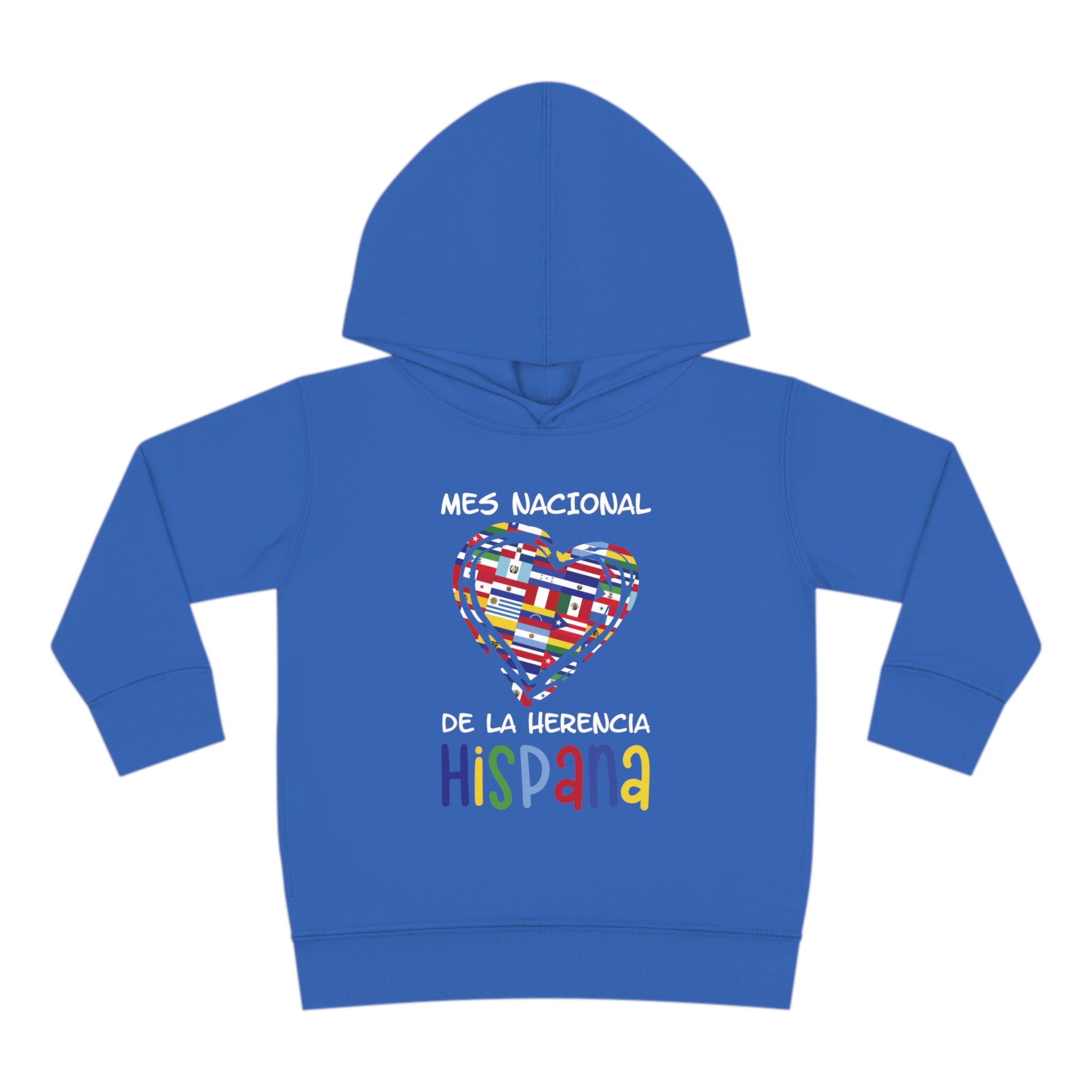 Mes Nacional Heart - Hispanic Heritage Month Toddler Hoodie