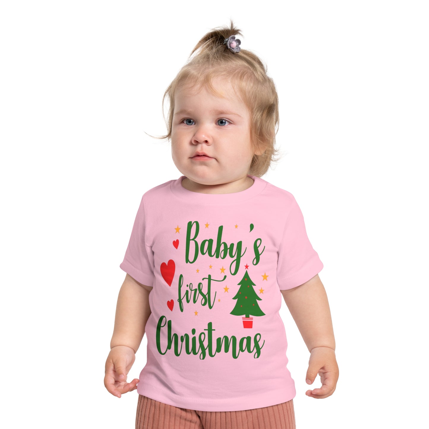 Baby's First Christmas Baby Short Sleeve T-Shirt