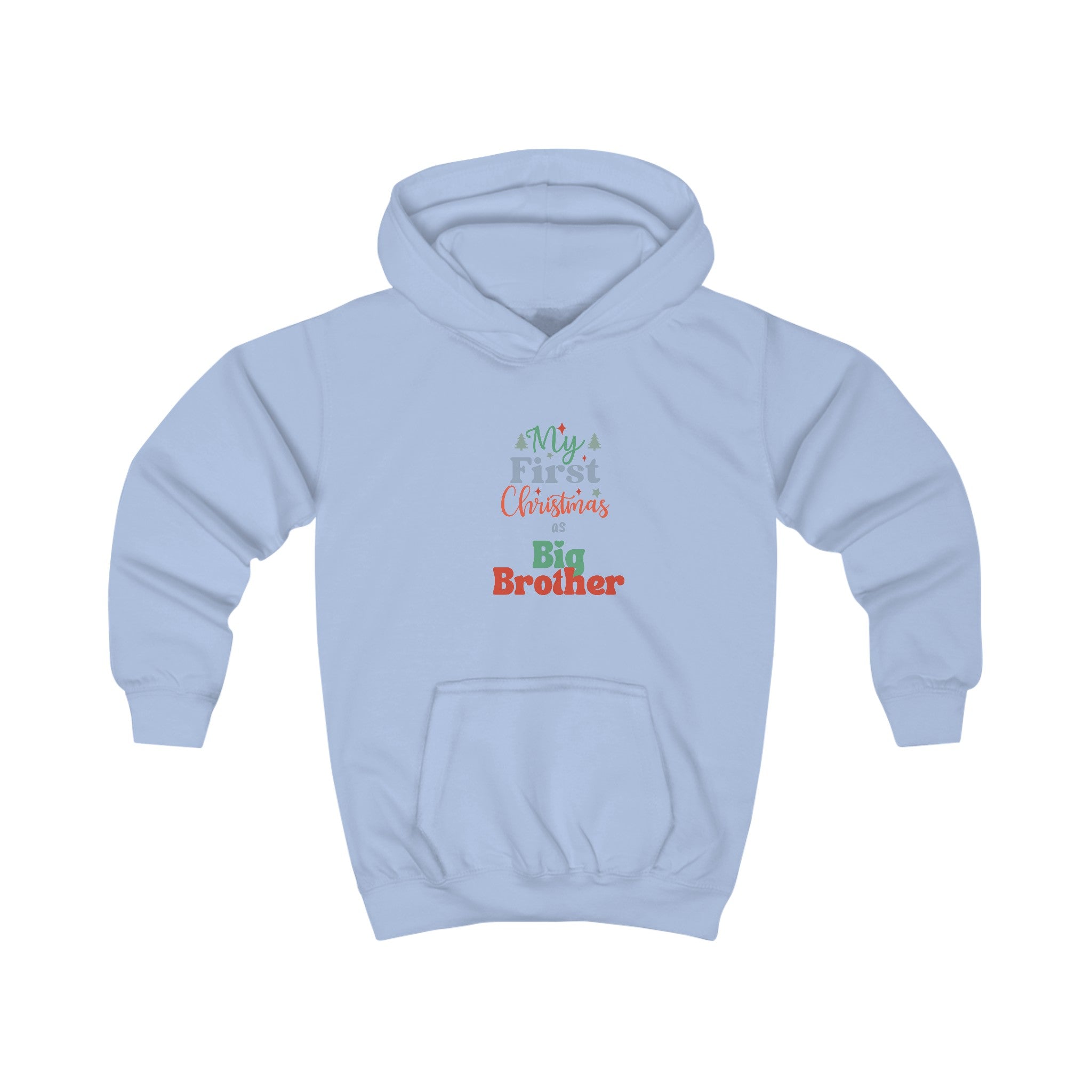 My First Christmas as Big Brother Kids Hoodie