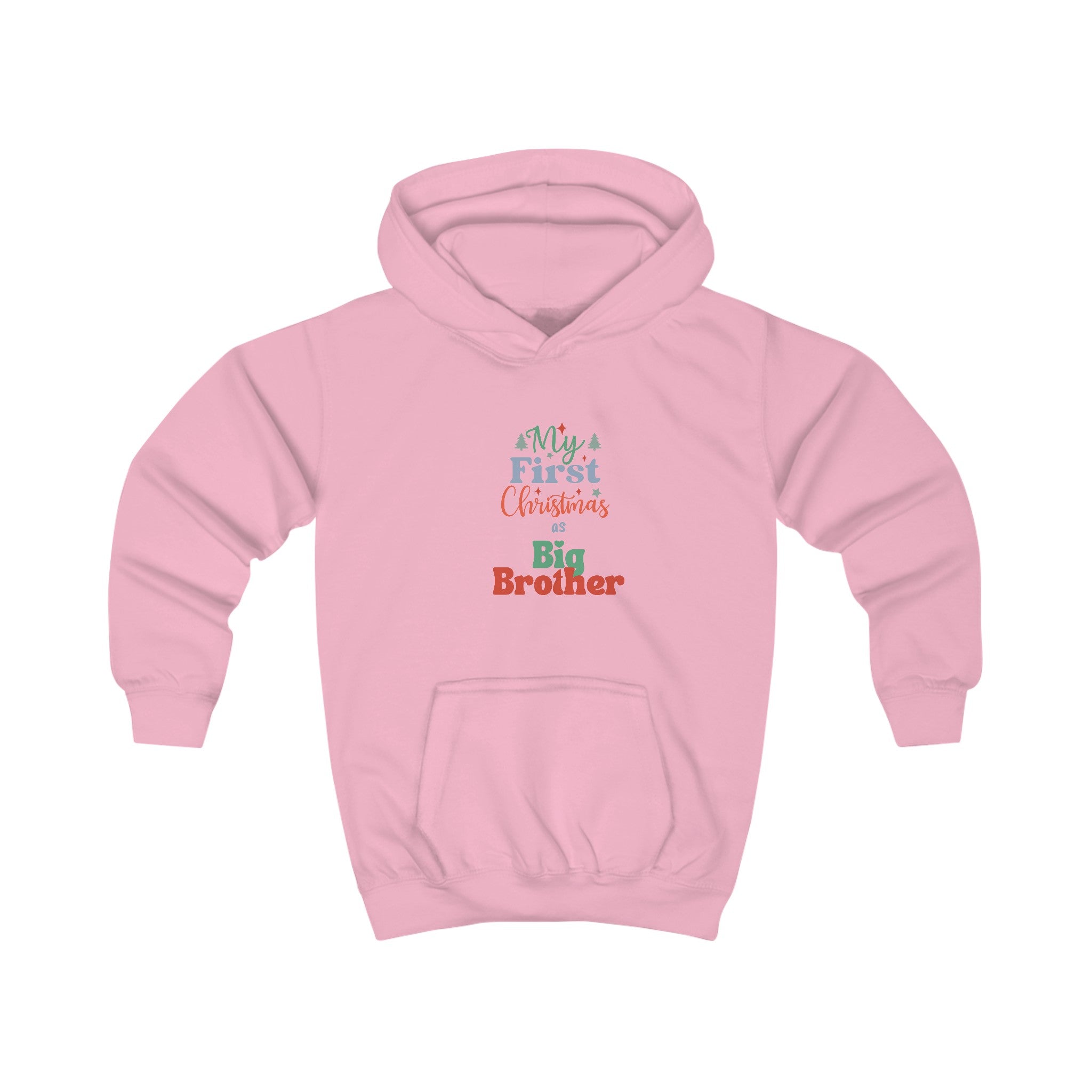 My First Christmas as Big Brother Kids Hoodie