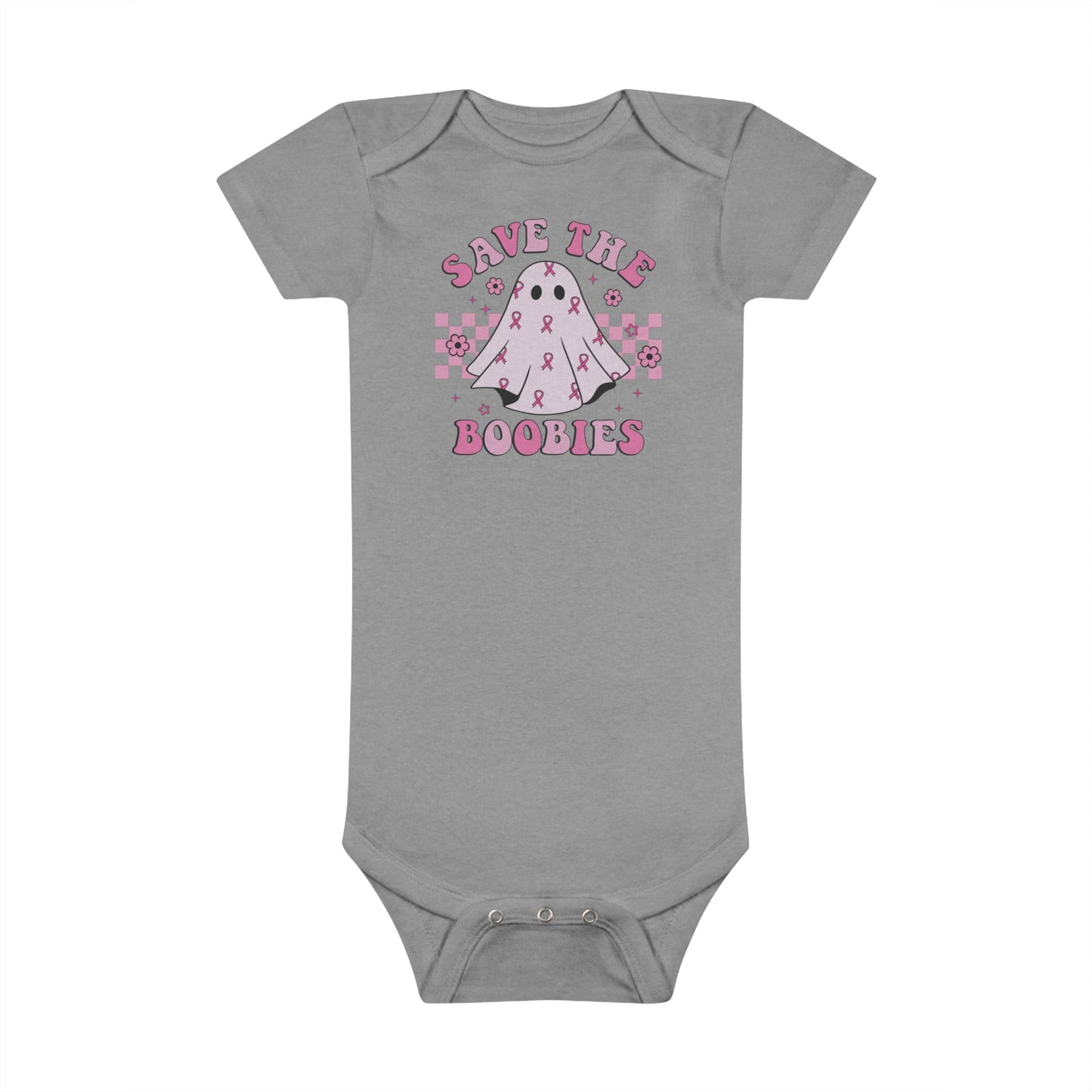 Save The Boobies Onesie, Baby Short Sleeve Onesie®