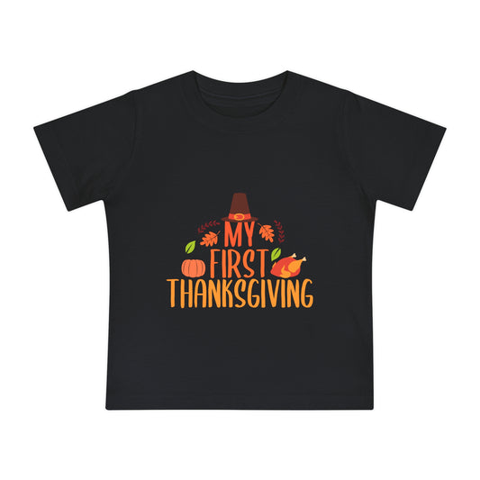 My First Thanksgiving Baby Short Sleeve T-Shirt