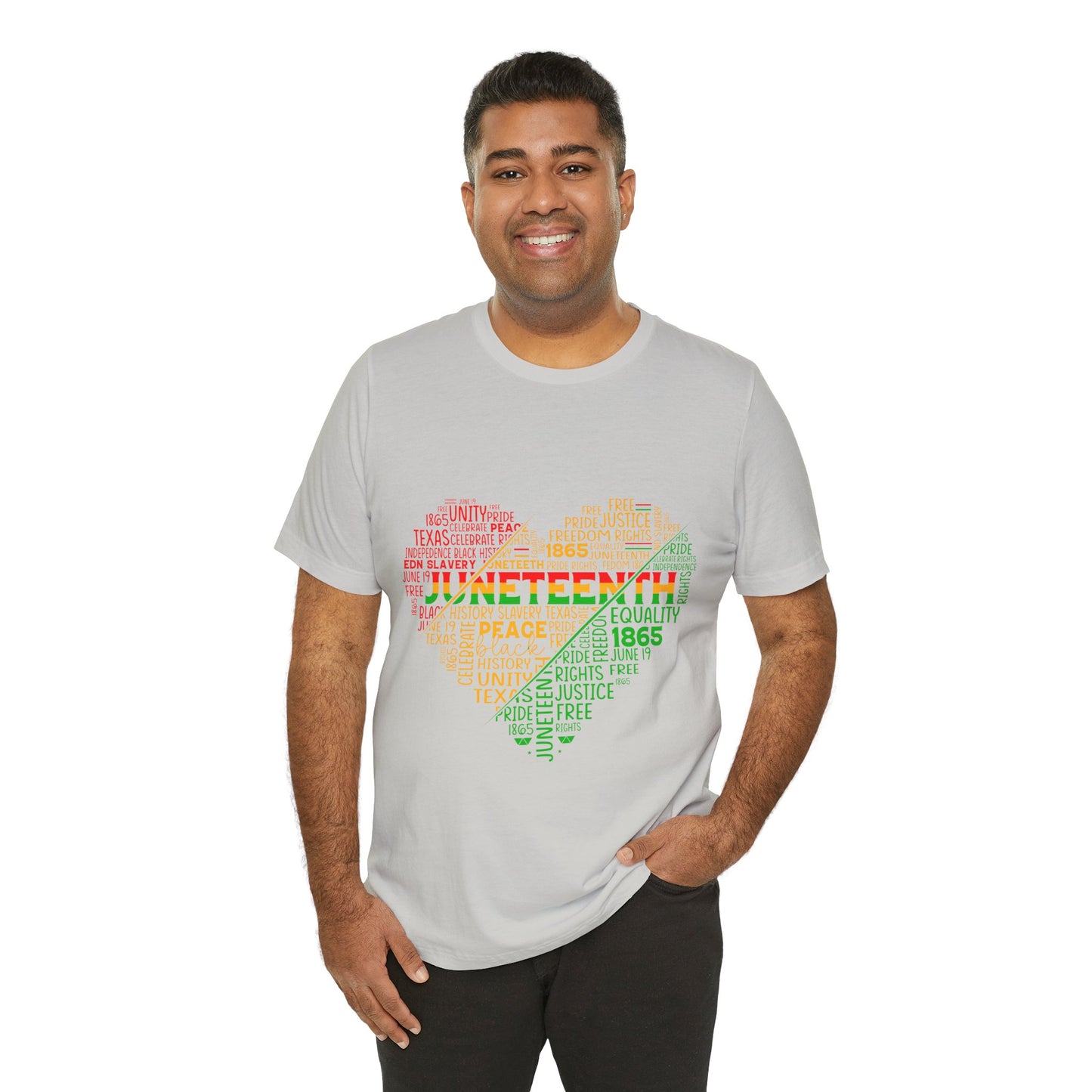 Juneteenth Heart Shirt, Juneteenth shirt unisex, Black Culture, Black History, Black Lives Matter Tee, Juneteenth T-Shirt, Free-ish Shirt, Unisex Jersey Short Sleeve Tee