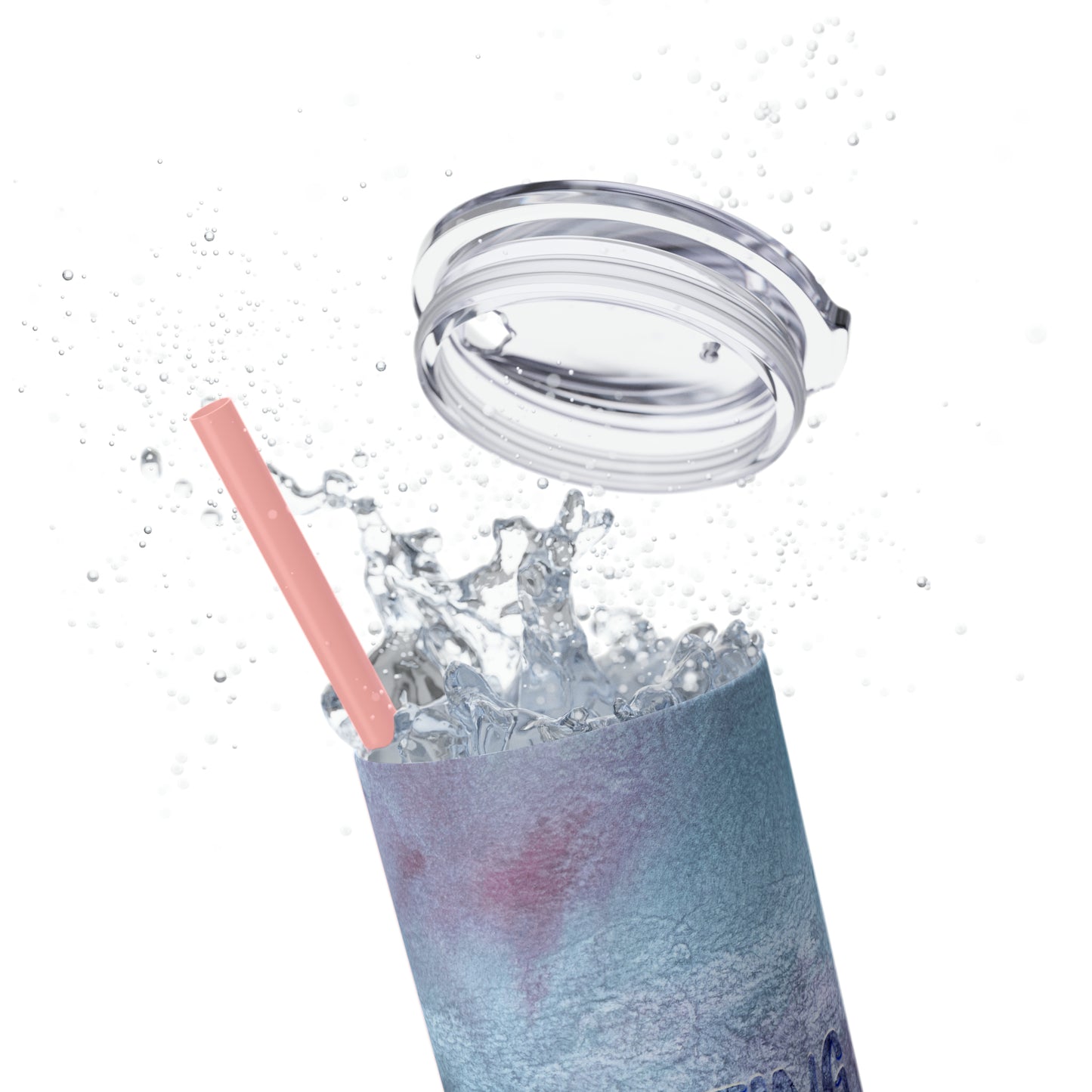 Feasting For Two Skinny Tumbler with Straw, 20oz