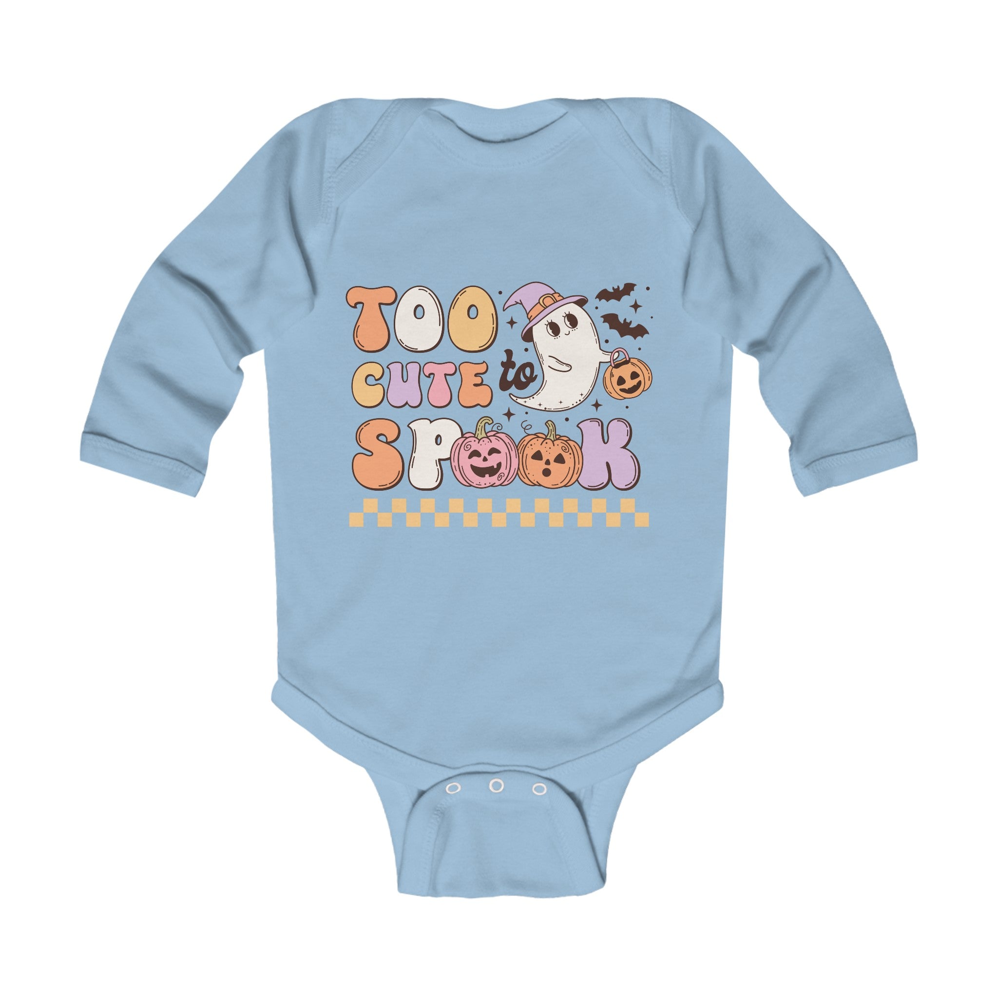 Too Cute To Spook Infant Long Sleeve Bodysuit