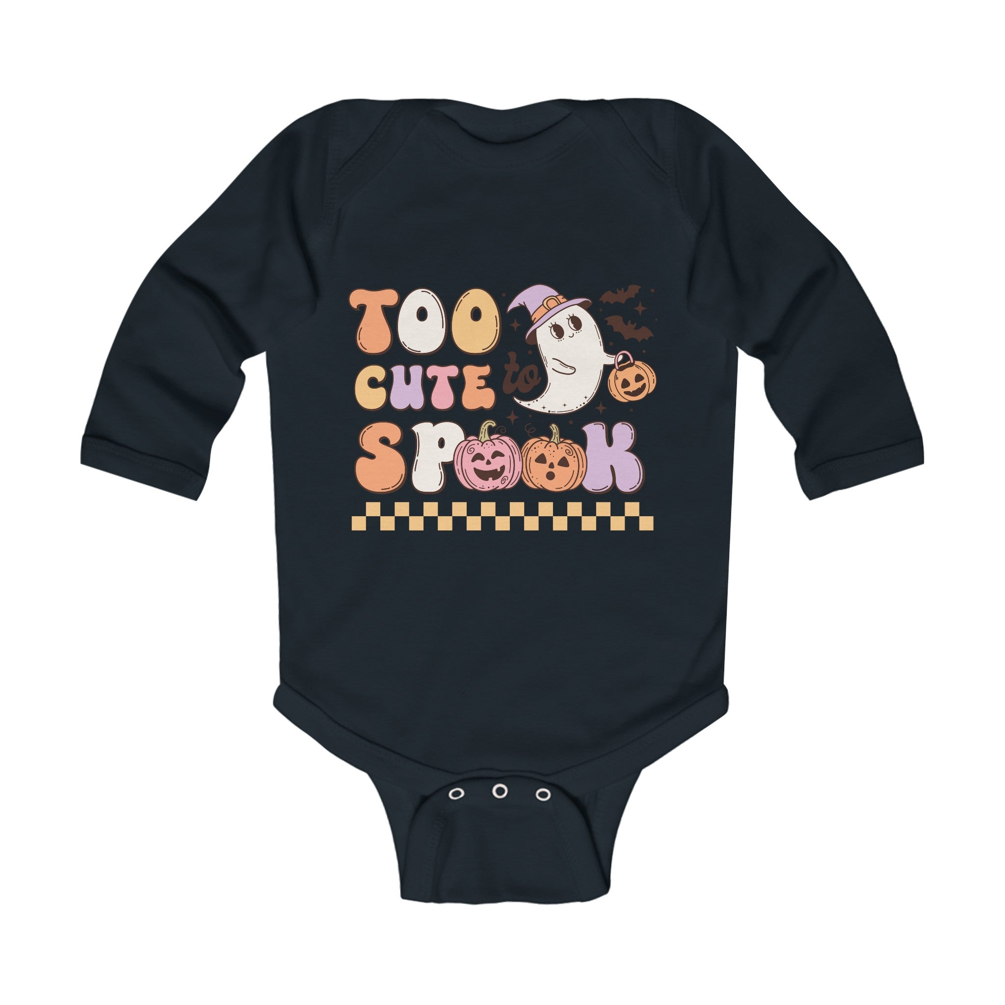 Too Cute To Spook Infant Long Sleeve Bodysuit