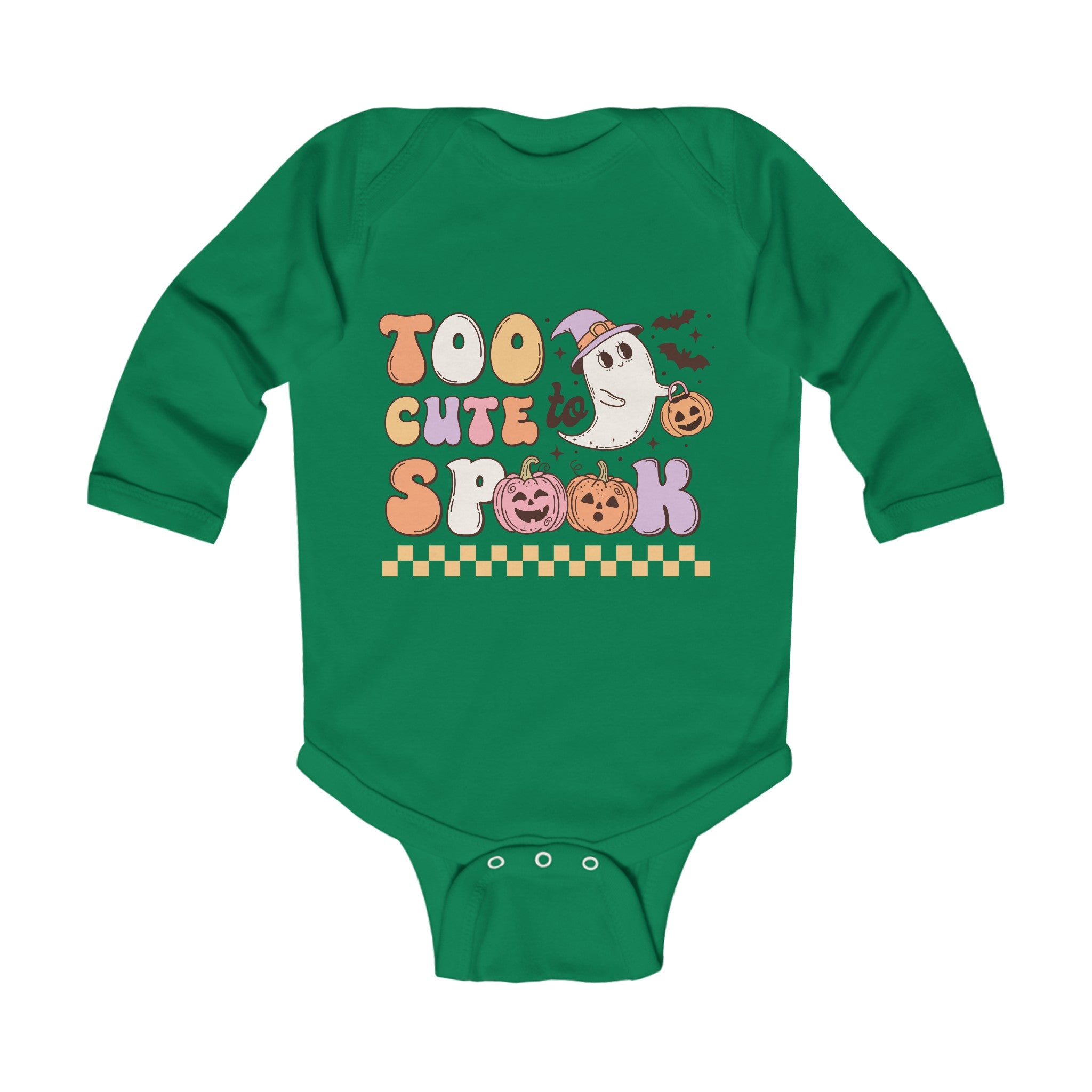 Too Cute To Spook Infant Long Sleeve Bodysuit