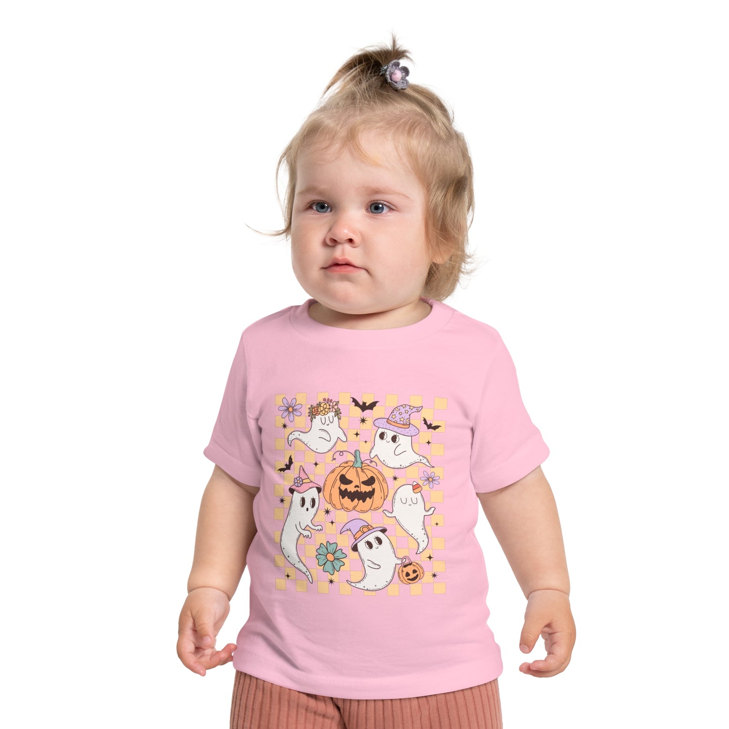 Halloween Ghosts Baby Short Sleeve T-Shirt