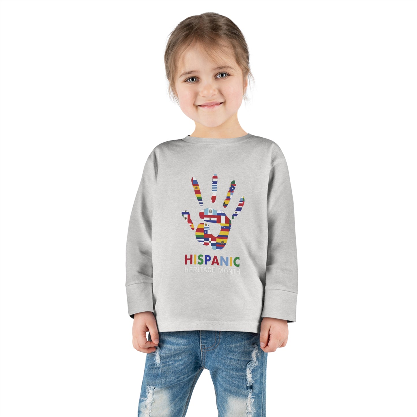 Hispanic Heritage Month Toddler Long Sleeve Tee