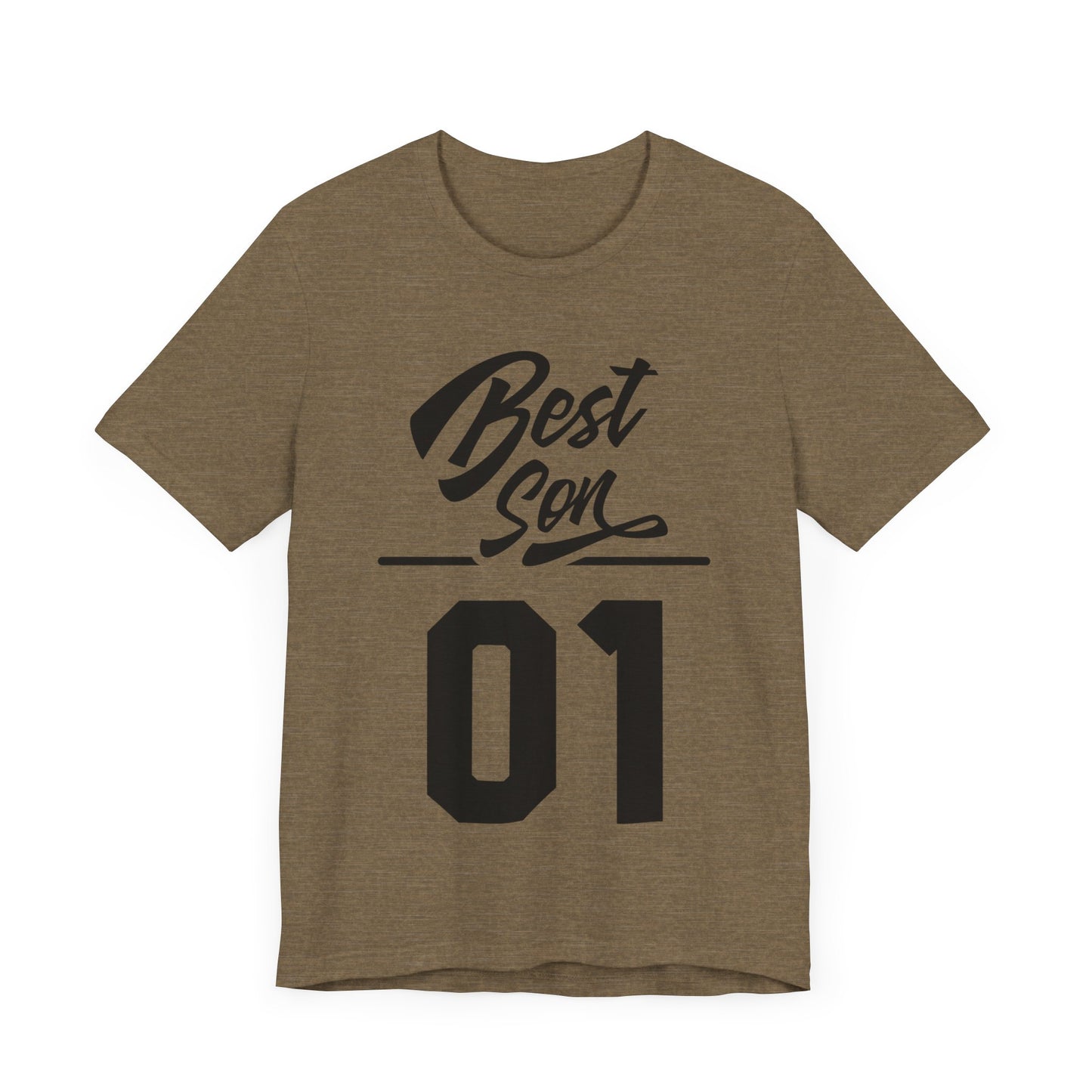 Best Son 01, Best Son Tee, Best Son T-shirt, Gift for Son, Dad to Son Gift, Unisex Jersey Short Sleeve Tee