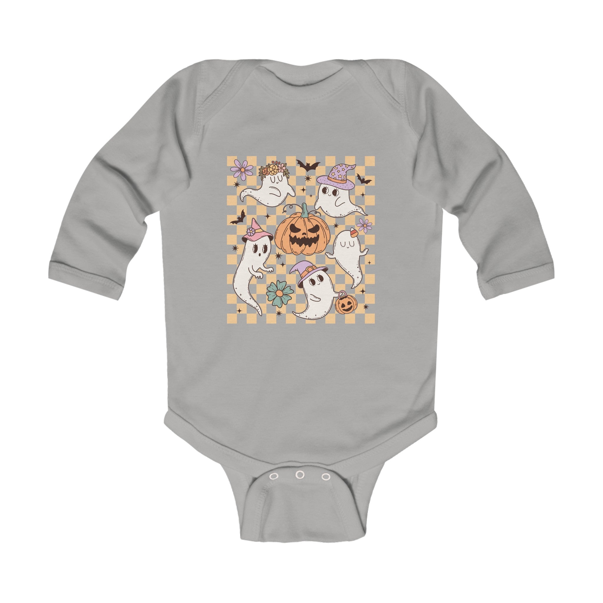 Halloween Ghosts Infant Long Sleeve Bodysuit