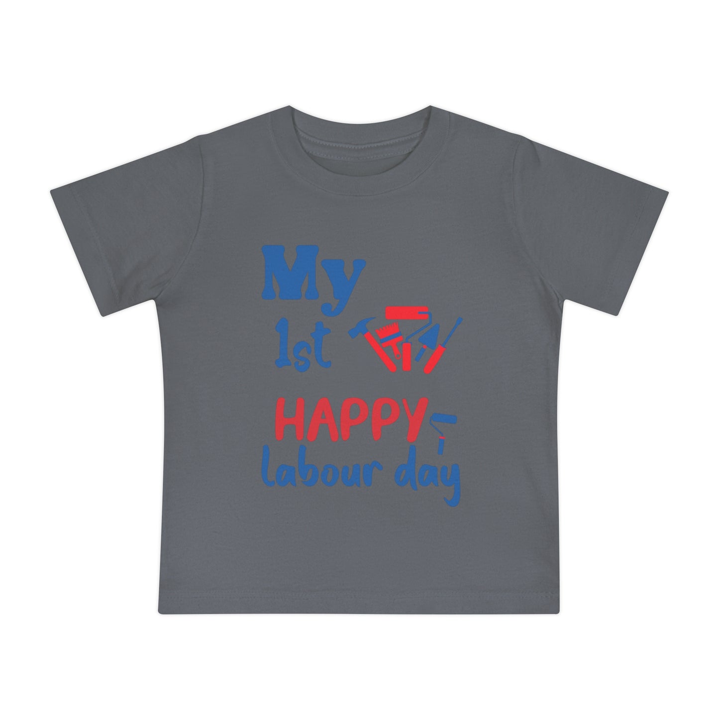 1st Labour Day Baby Short Sleeve T-Shirt