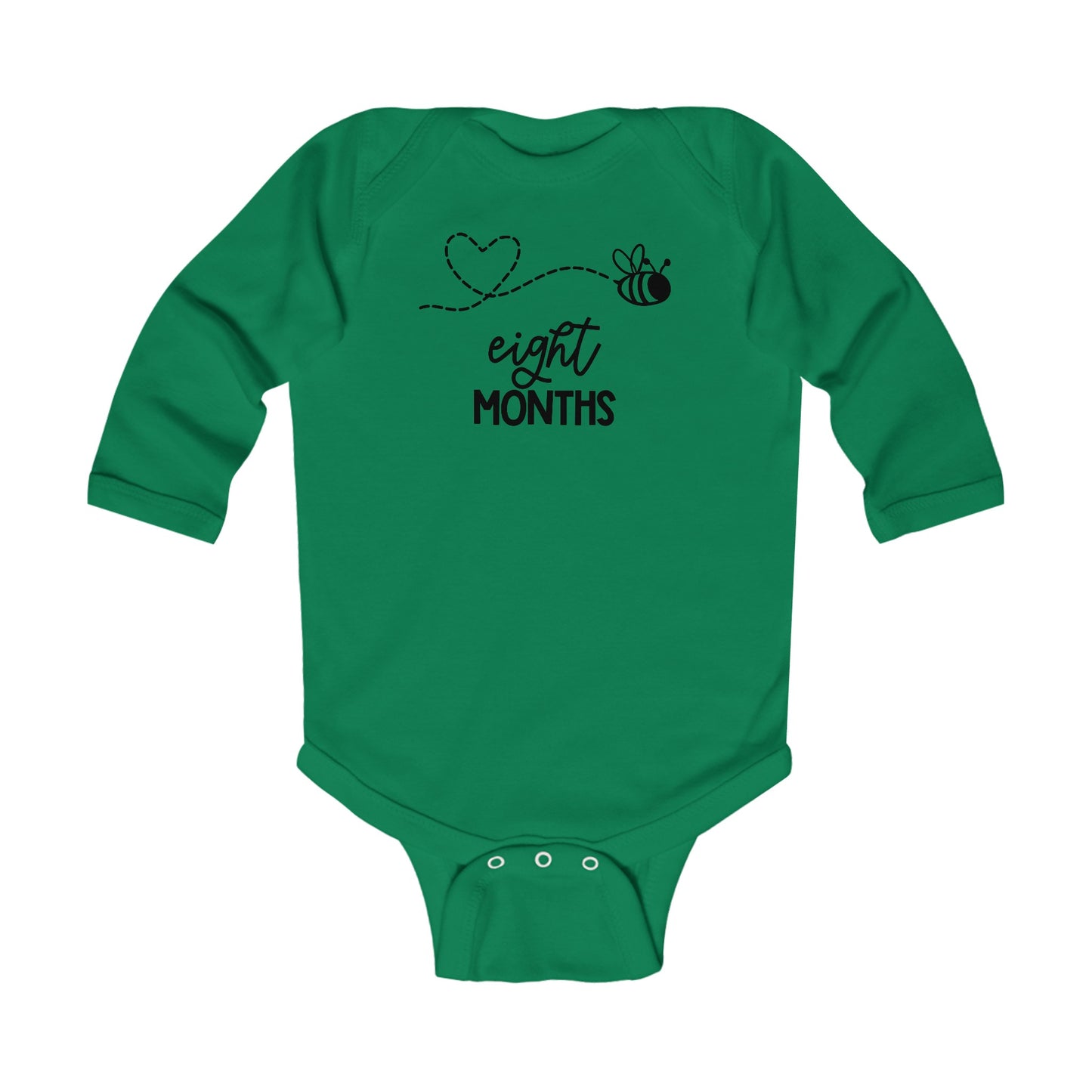 Eight Months, Eight Months Old, 8 months, Month Milestones, Baby Milestones, Infant Long Sleeve Bodysuit