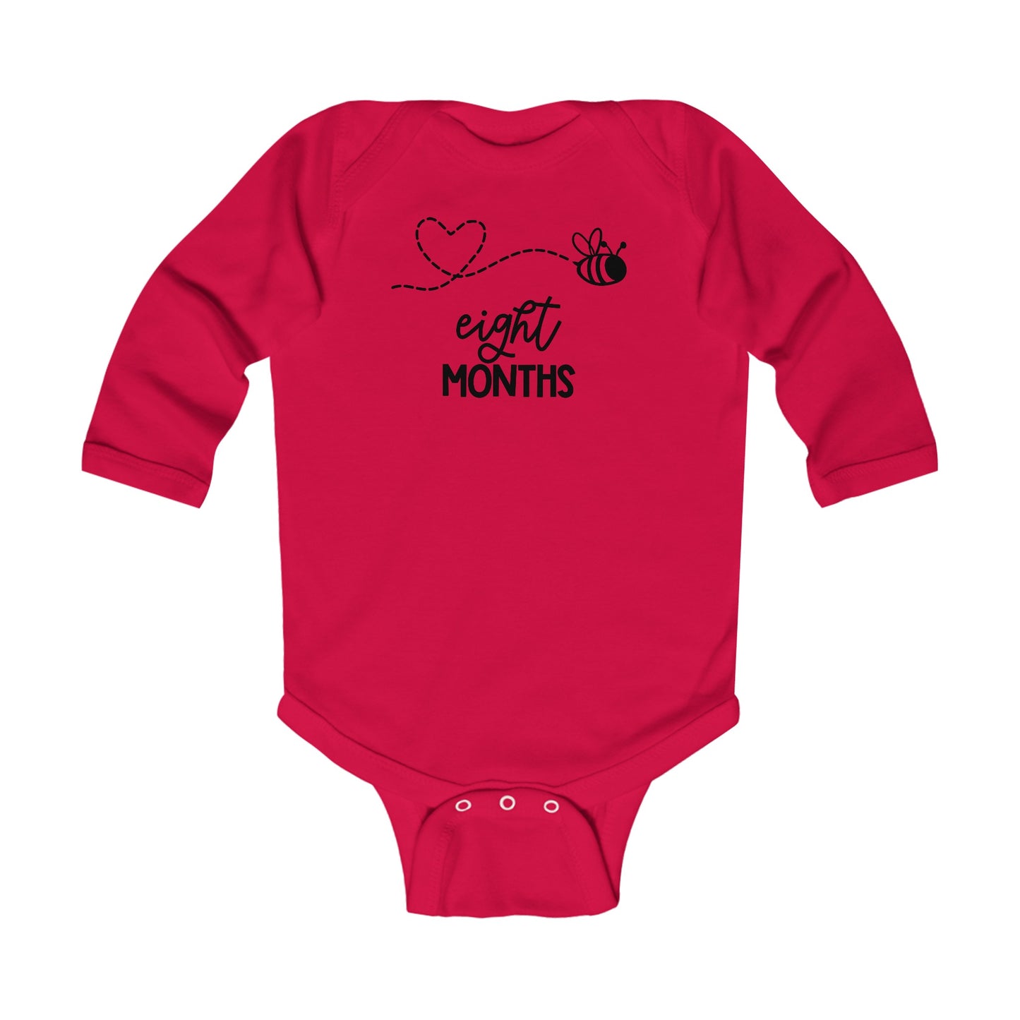 Eight Months, Eight Months Old, 8 months, Month Milestones, Baby Milestones, Infant Long Sleeve Bodysuit