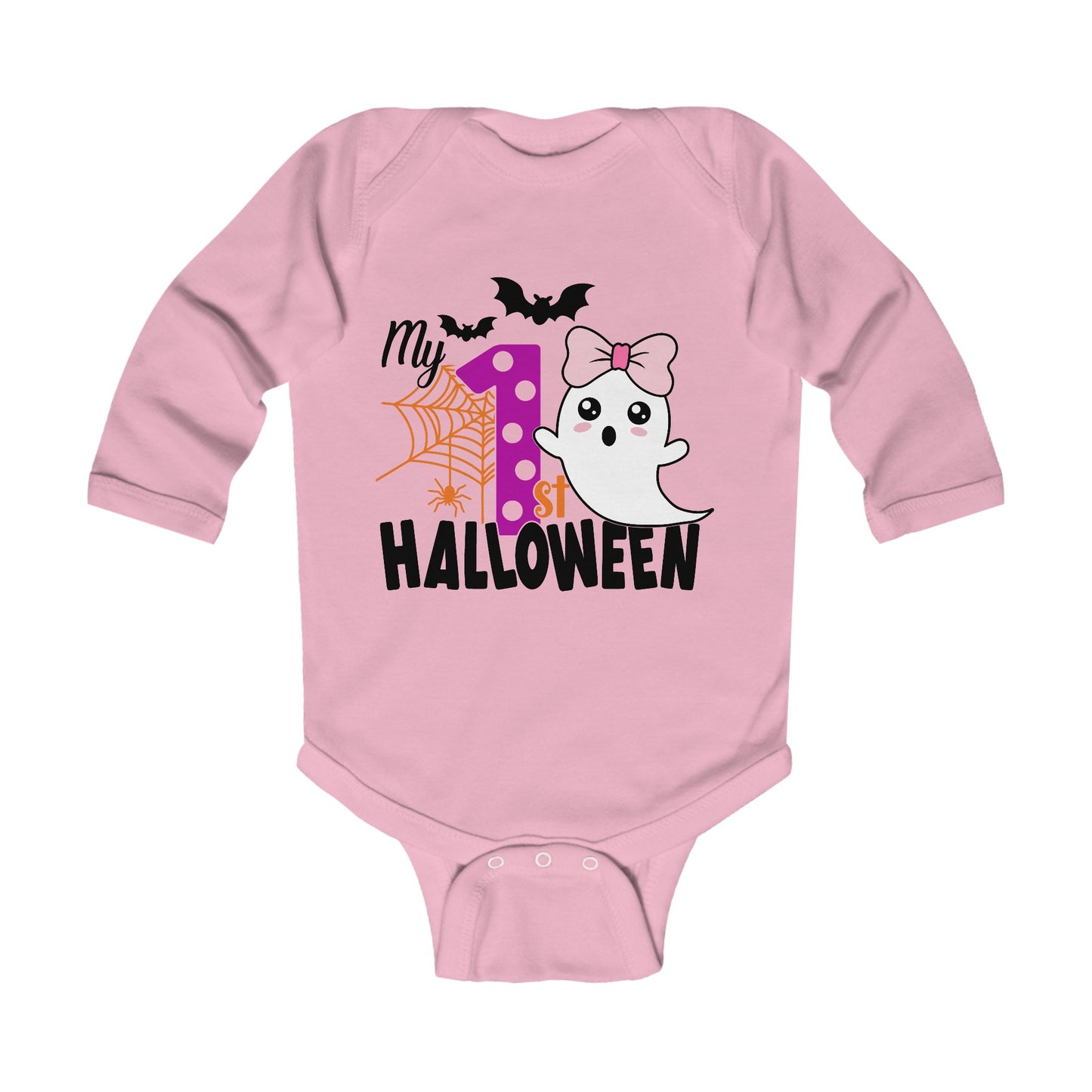 My First Halloween Infant Long Sleeve Bodysuit Onesie