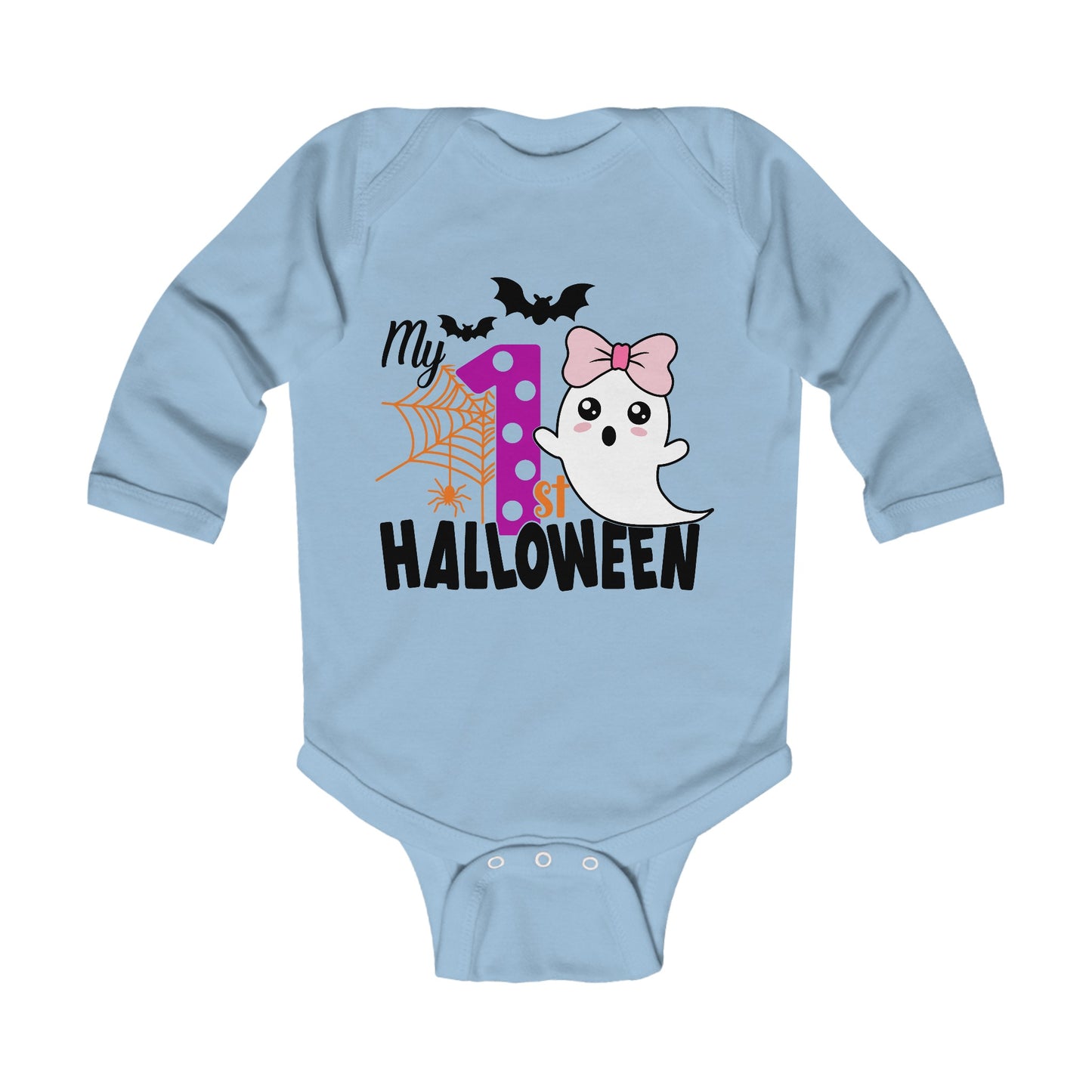 My First Halloween Infant Long Sleeve Bodysuit Onesie