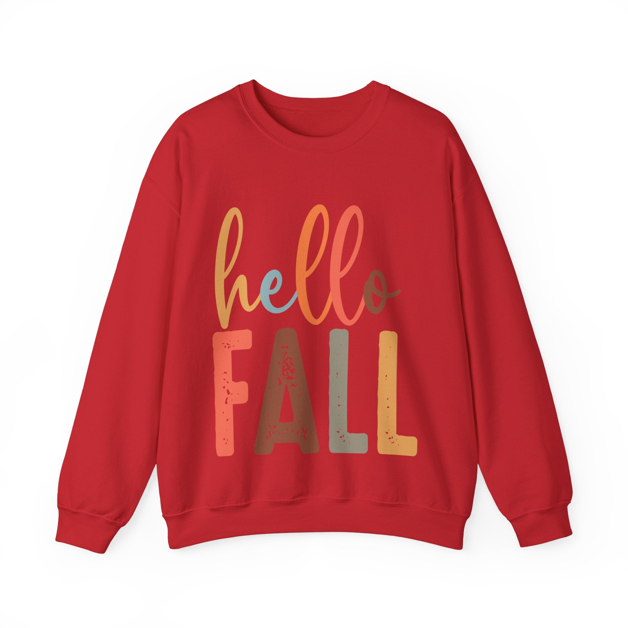 Hello Fall, Hellow Fall Sweatshirt,  Unisex Heavy Blend™ Crewneck Sweatshirt