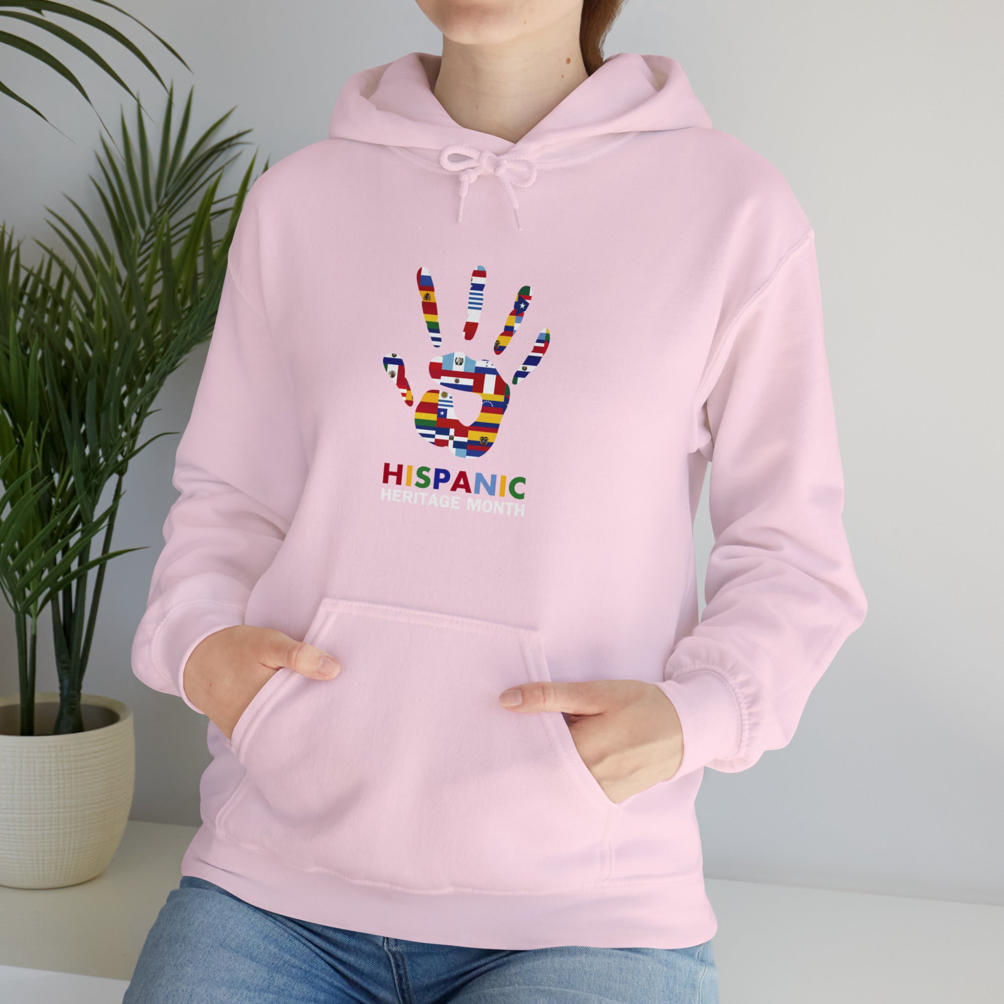 Flag Handprint - Hispanic Heritage Month Unisex Hoodie