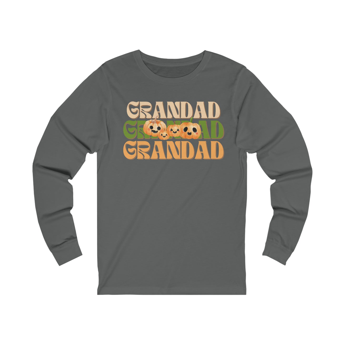 Grandad Pumpkin Unisex Jersey Long Sleeve Tee