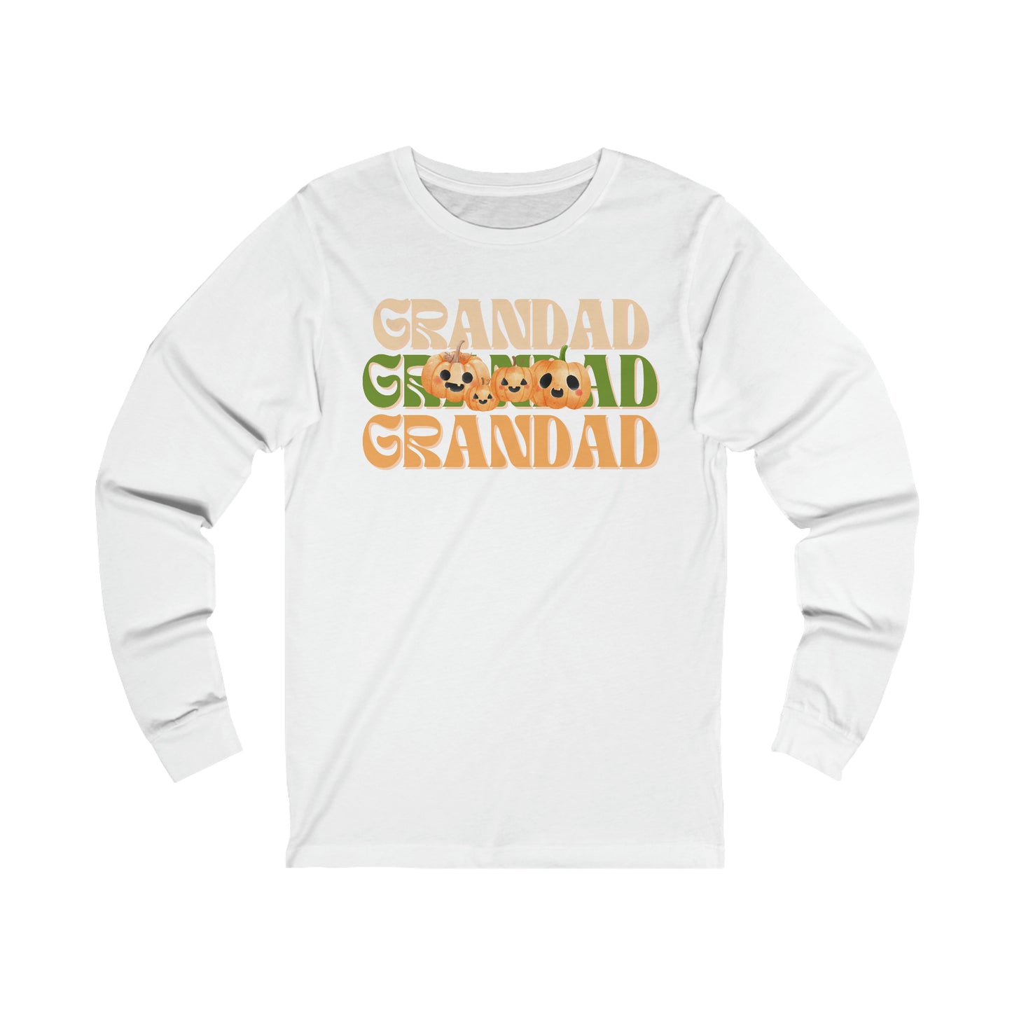 Grandad Pumpkin Unisex Jersey Long Sleeve Tee