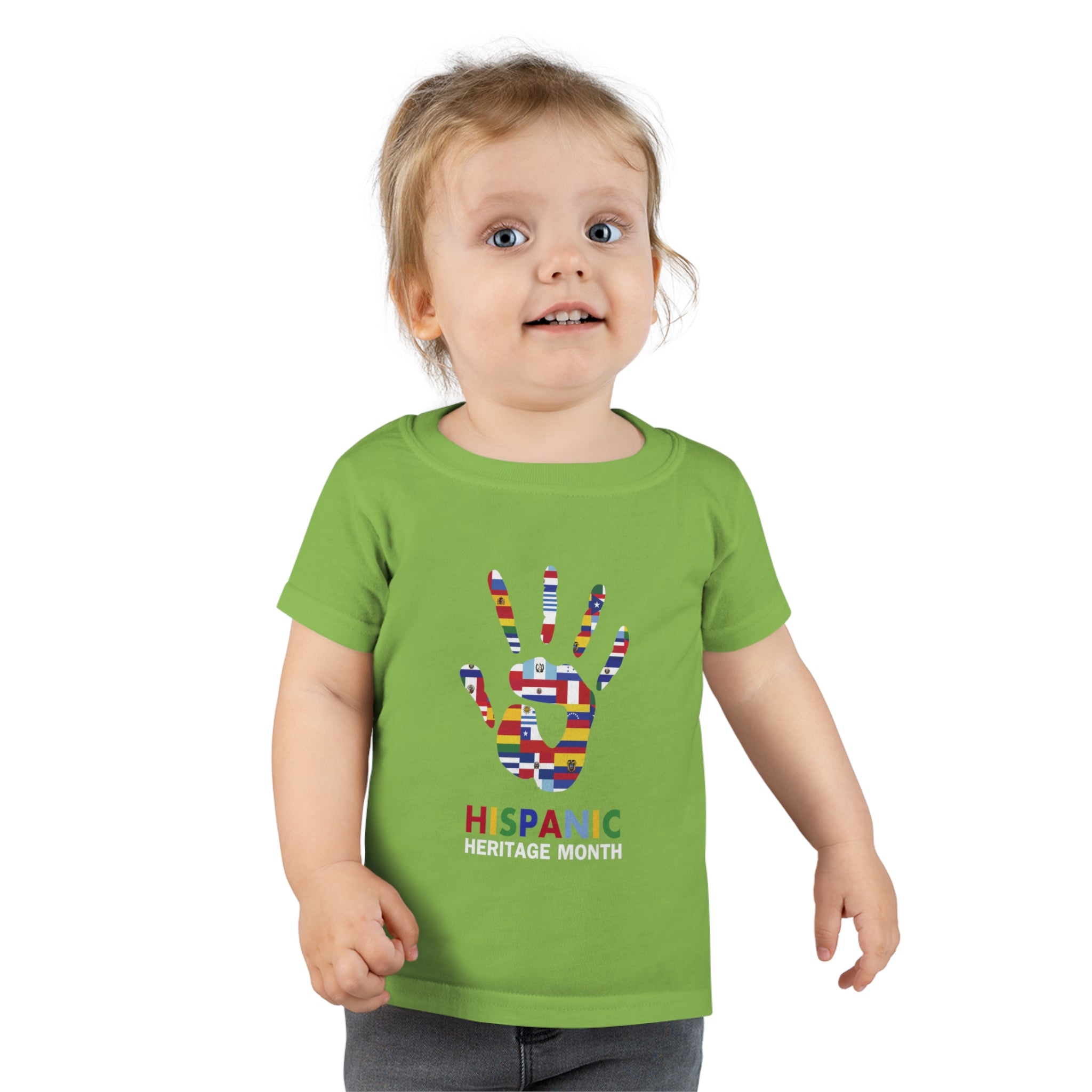 Flag Handprint - Hispanic Heritage Month Toddler T-shirt