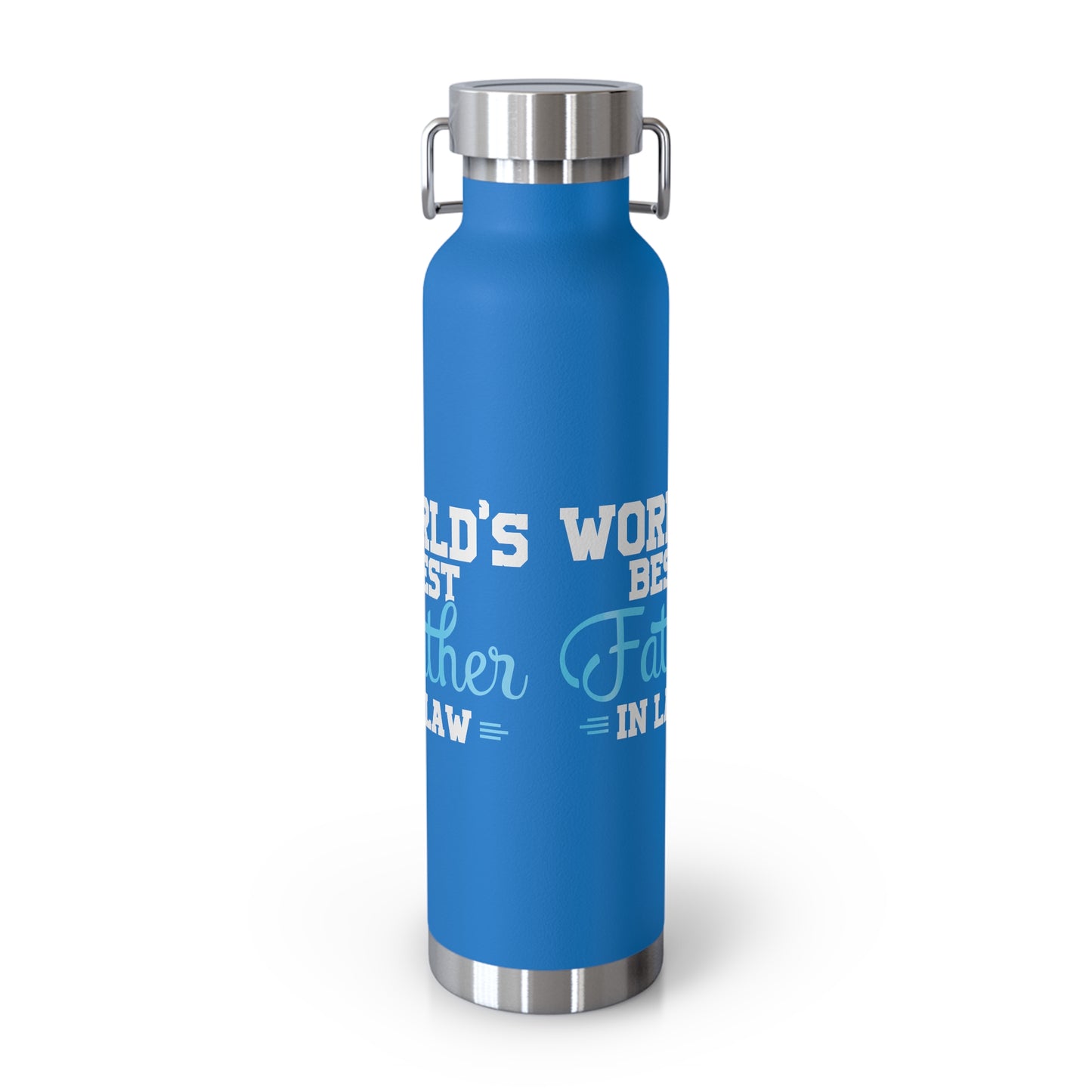 World's Best Father-In-Law Copper Vacuum Insulated Bottle, 22oz