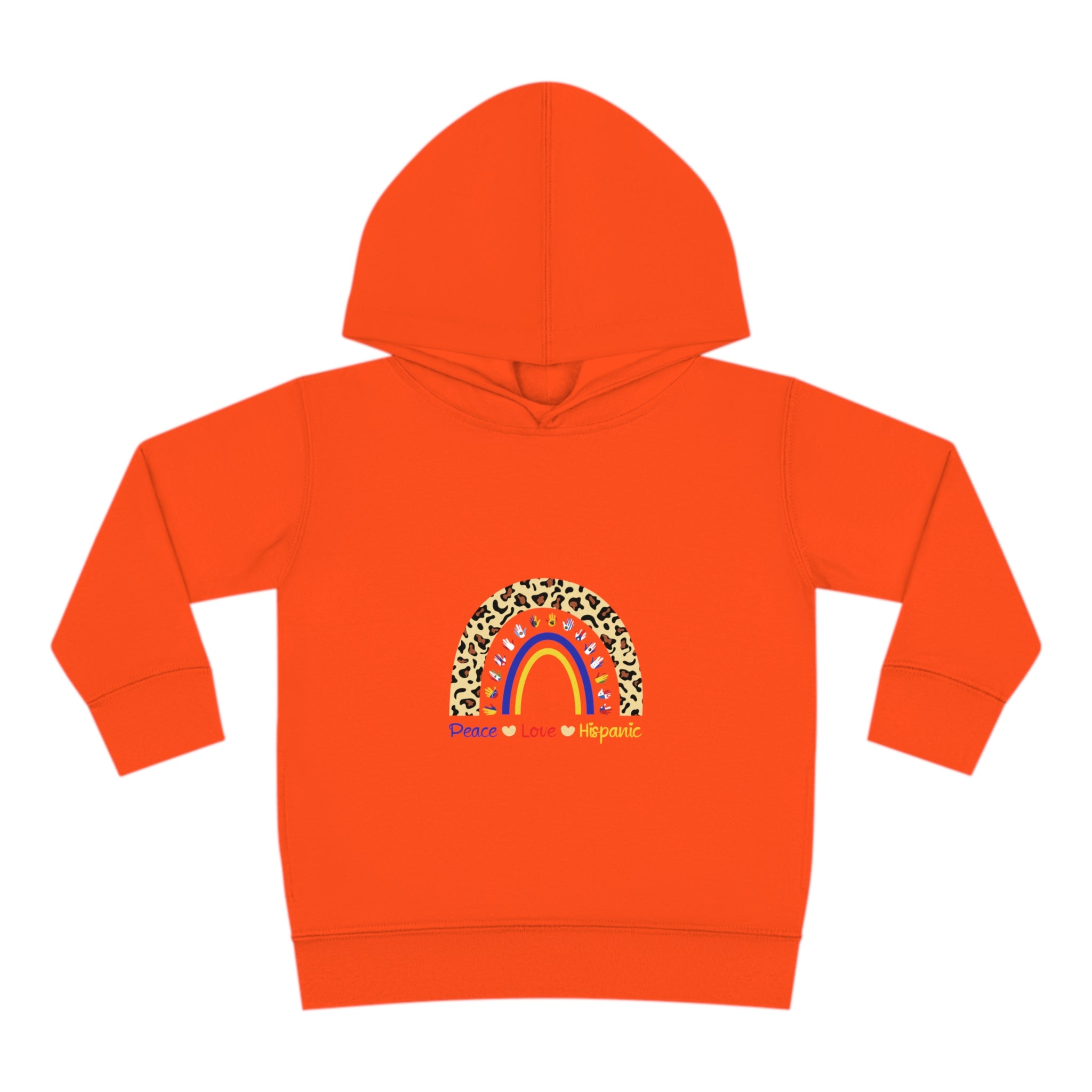 Leopard Rainbow - Hispanic Heritage Month Toddler Hoodie