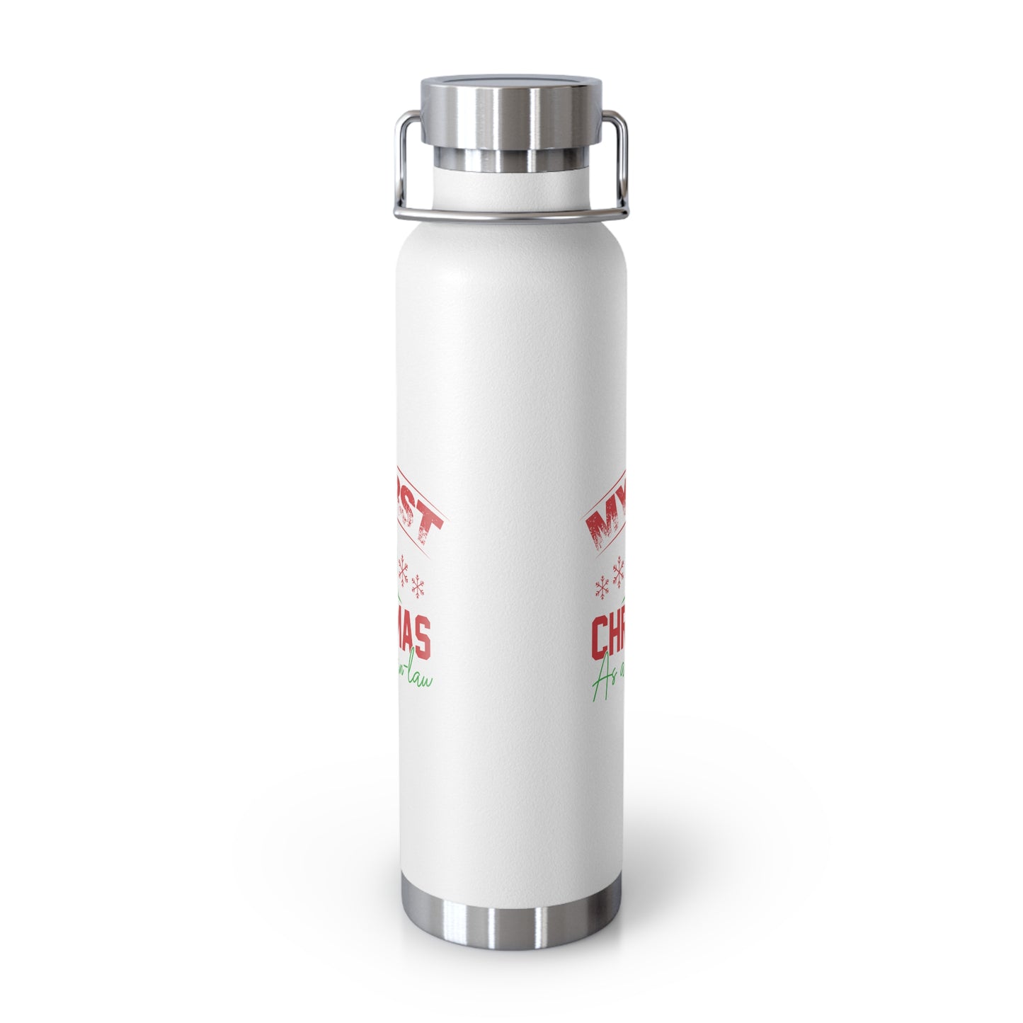 My First Christmas as a Father-In-Law Copper Vacuum Insulated Bottle, 22oz