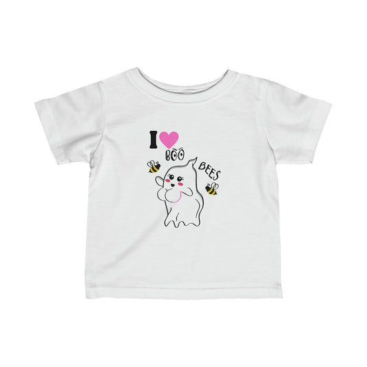 I Love Boo Bee's Breast Cancer Halloween T-shirt
