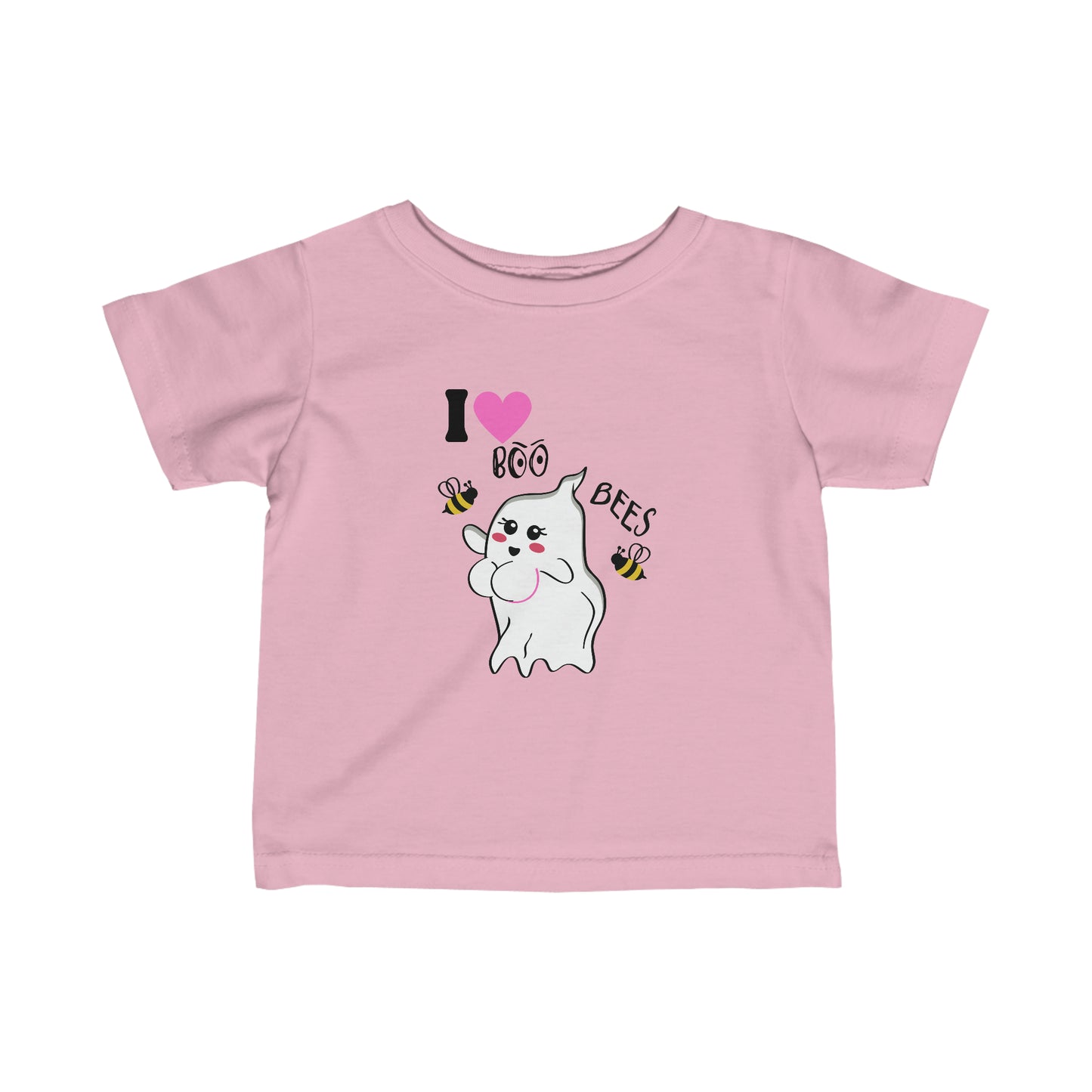 I Love Boo Bee's Breast Cancer Halloween T-shirt