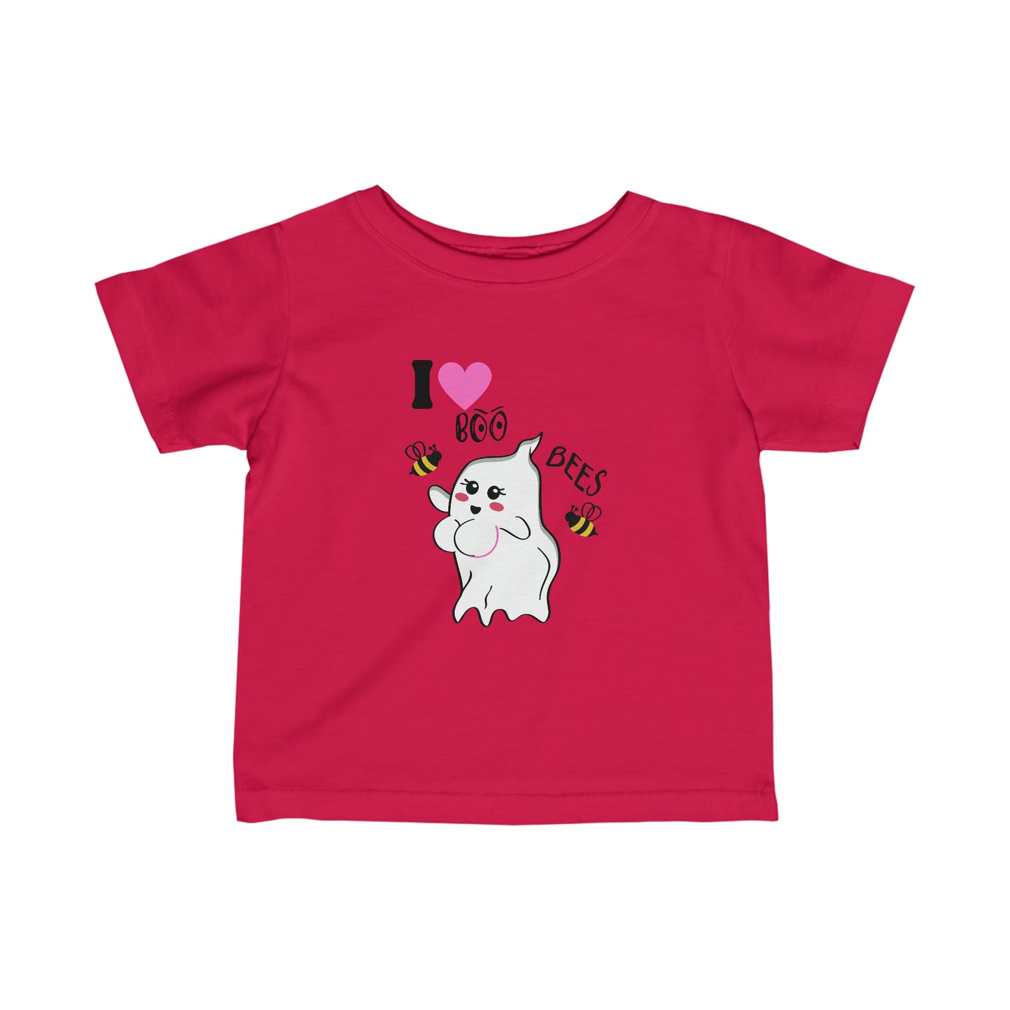 I Love Boo Bee's Breast Cancer Halloween T-shirt