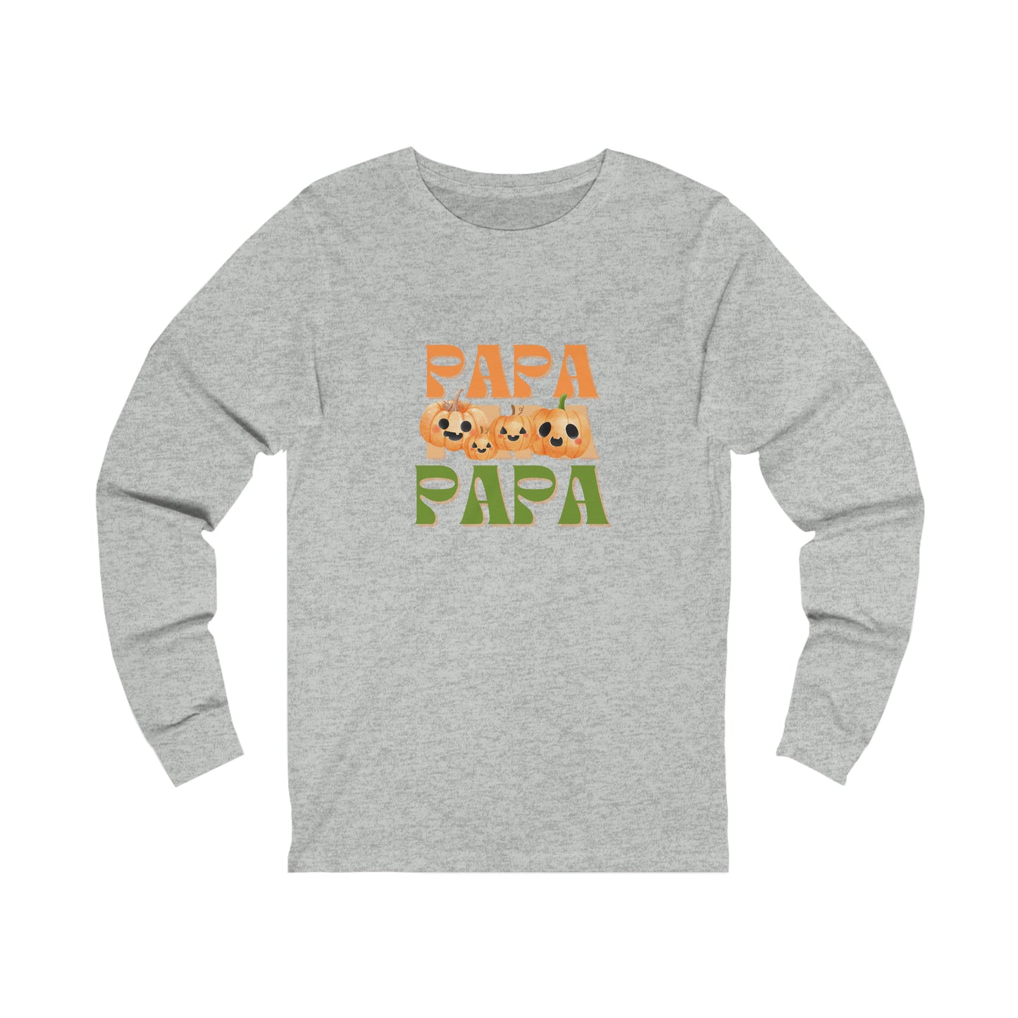 Papa Pumpkin Unisex Jersey Long Sleeve Tee