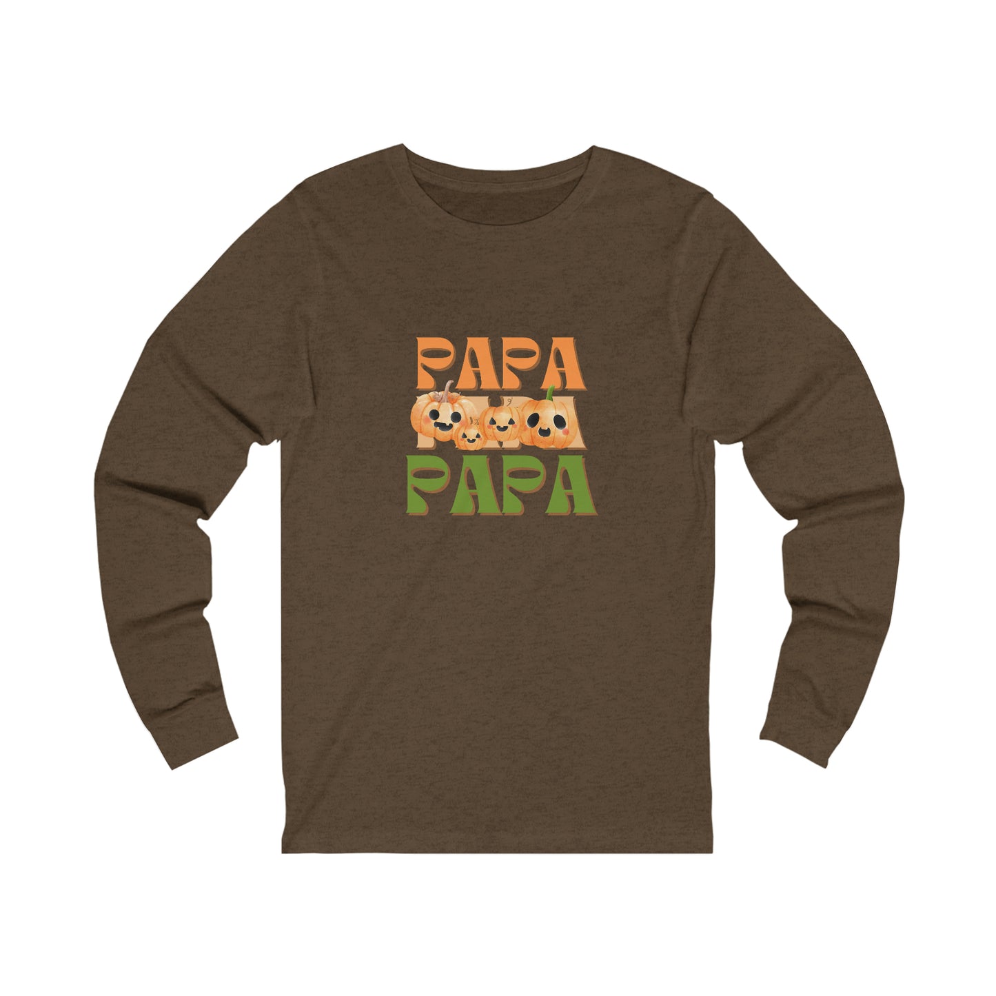 Papa Pumpkin Unisex Jersey Long Sleeve Tee