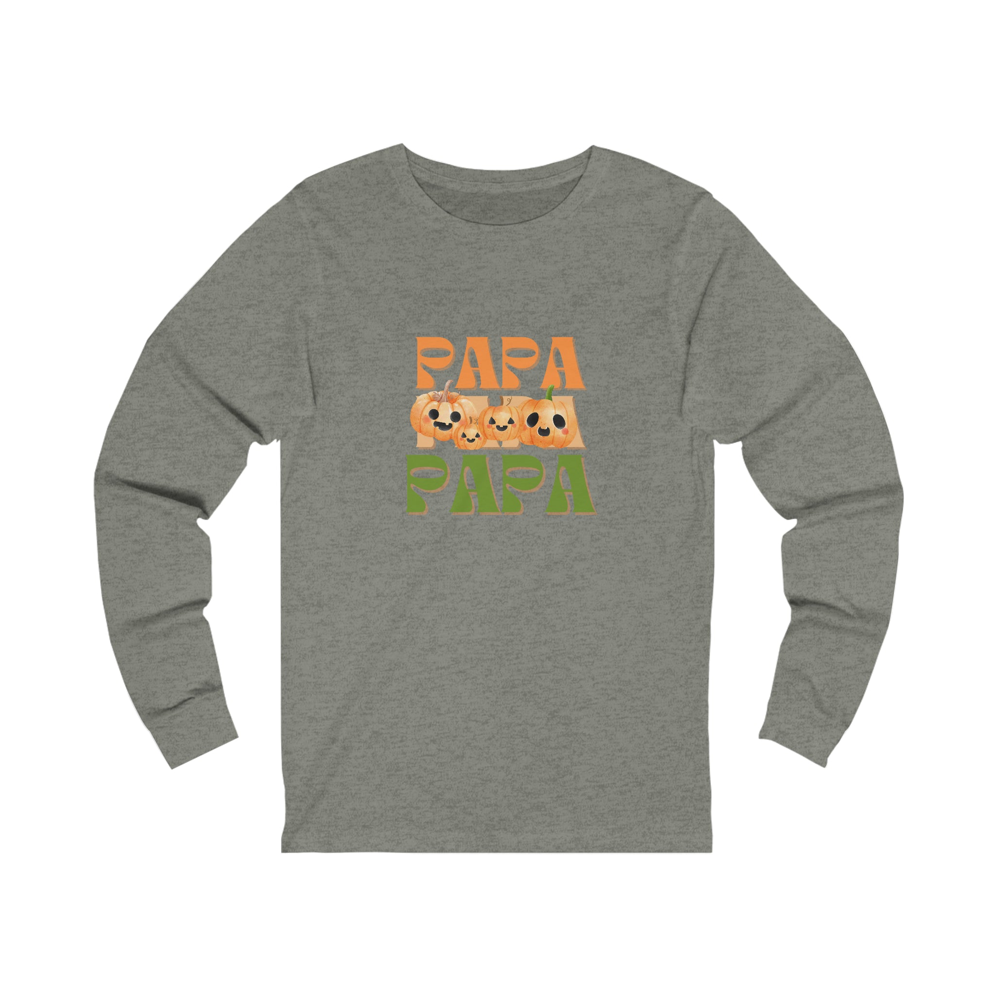 Papa Pumpkin Unisex Jersey Long Sleeve Tee