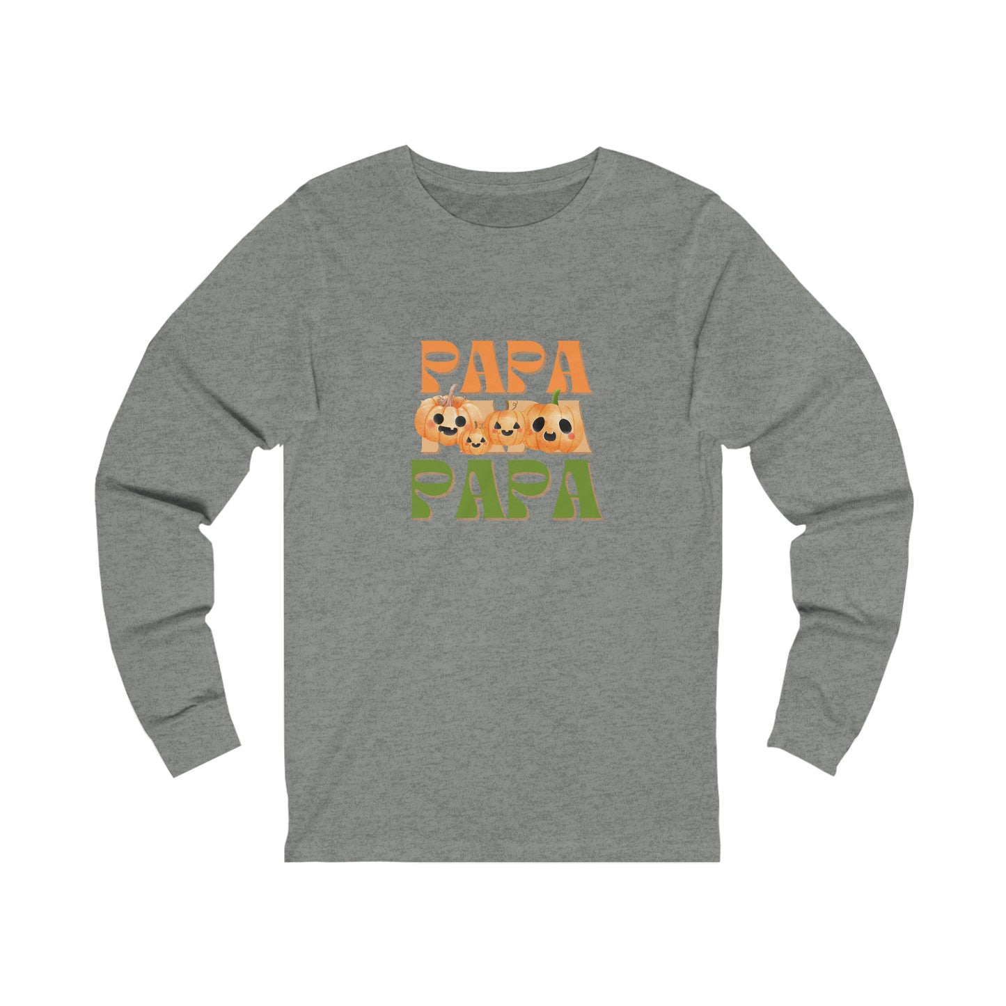 Papa Pumpkin Unisex Jersey Long Sleeve Tee